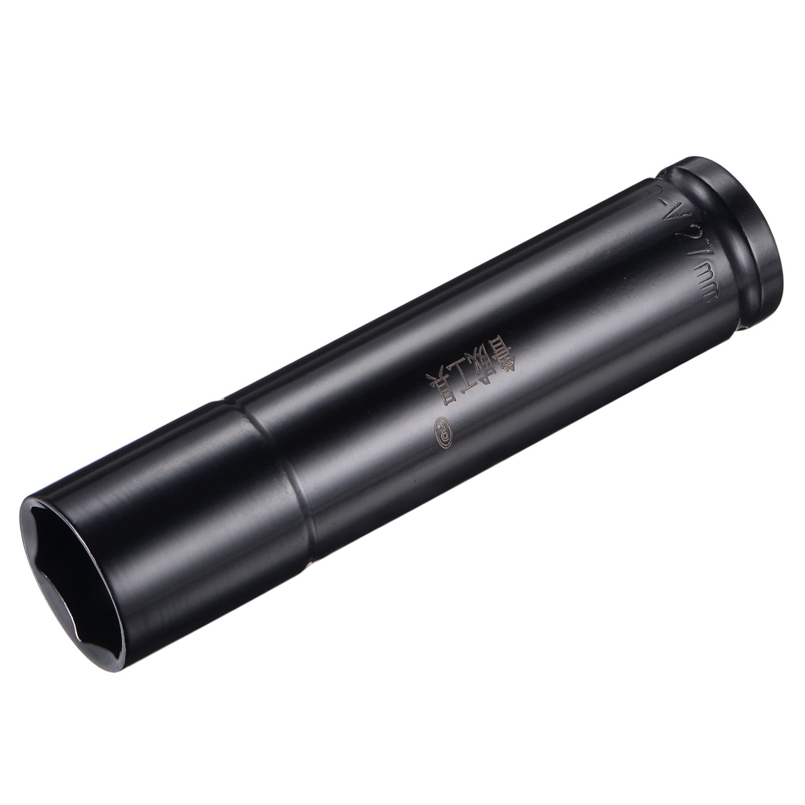 Unique Bargains 1/2 Inch Drive by 27mm Deep Impact Socket Heat-Treated CR-V Steel 6 Inch Length 6-Point Metric Sizes #S25092300UX2529