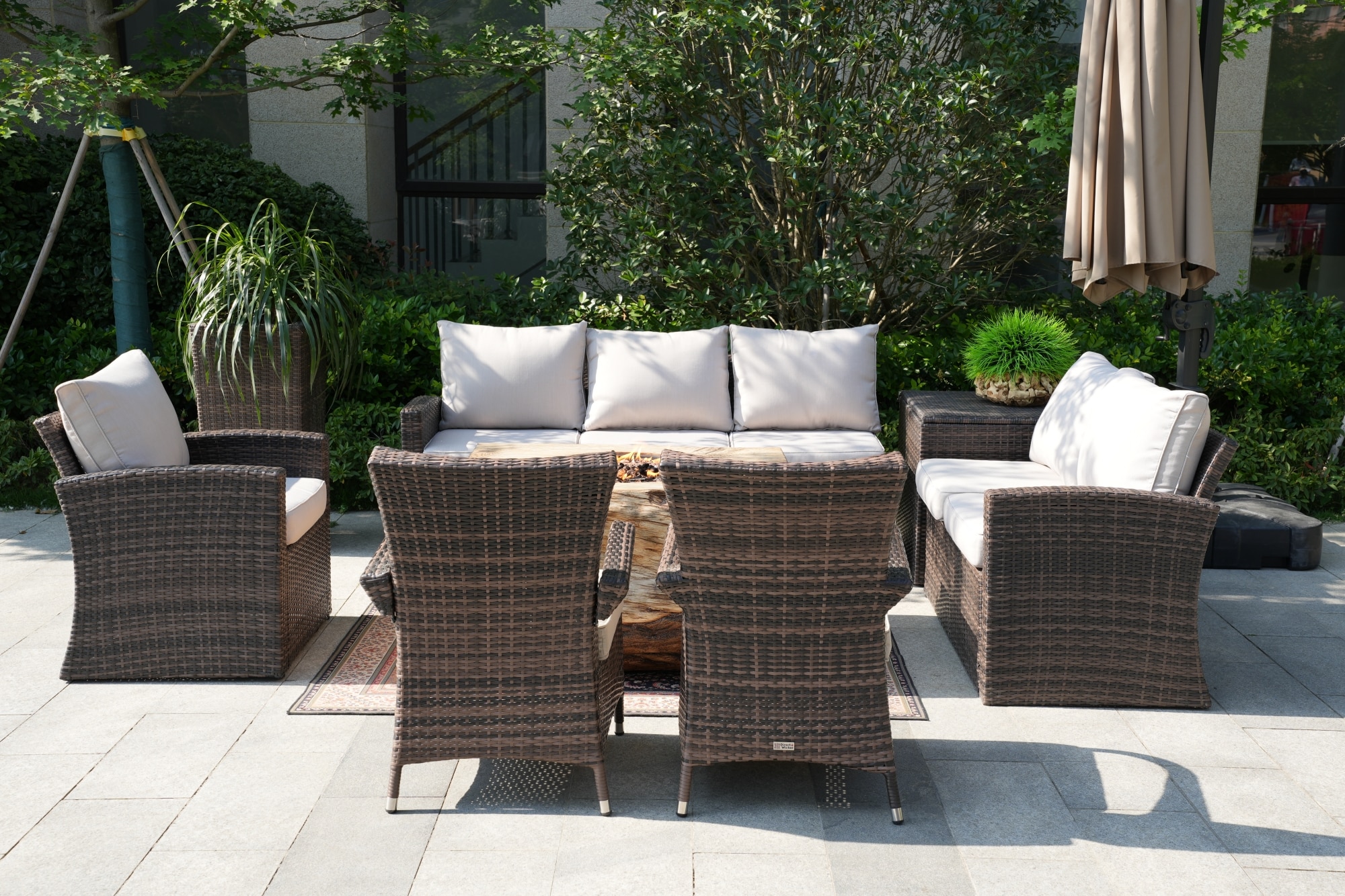 Direct Wicker DWG-1403B1122&2170 Patio-Conversation-Sets - View #3
