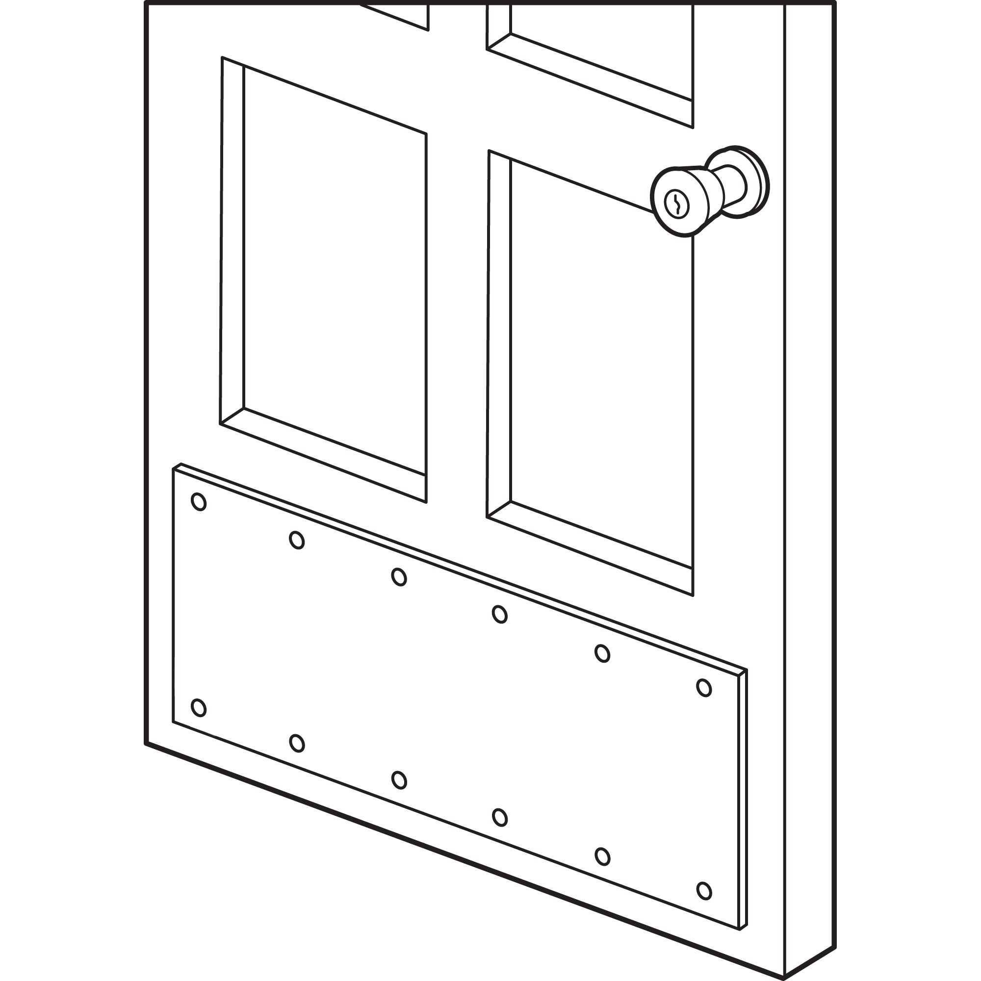Prime-Line J 4693 Entry-Door-Kick-Plates - View #3