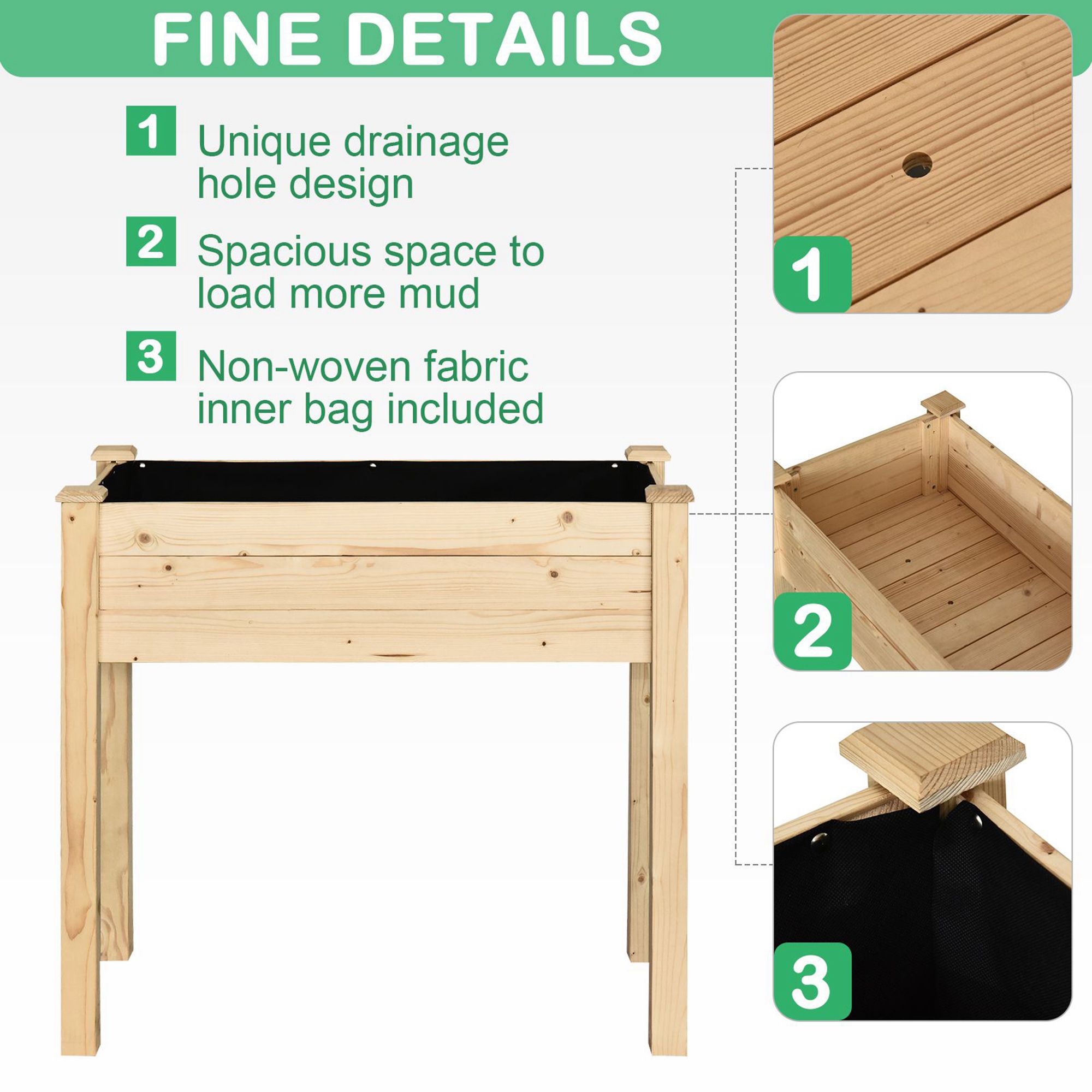 Outsunny 845-239V01 Planter-Window-Box - View #5