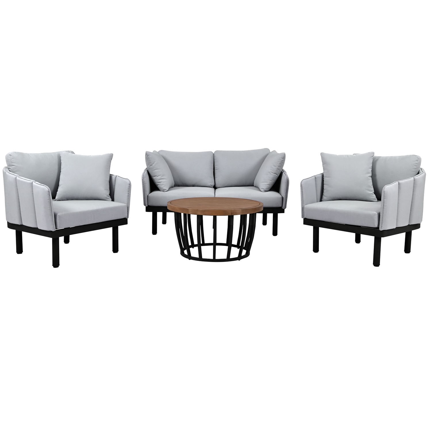 SINOFURN SYA010479GY Patio-Conversation-Sets - View #15