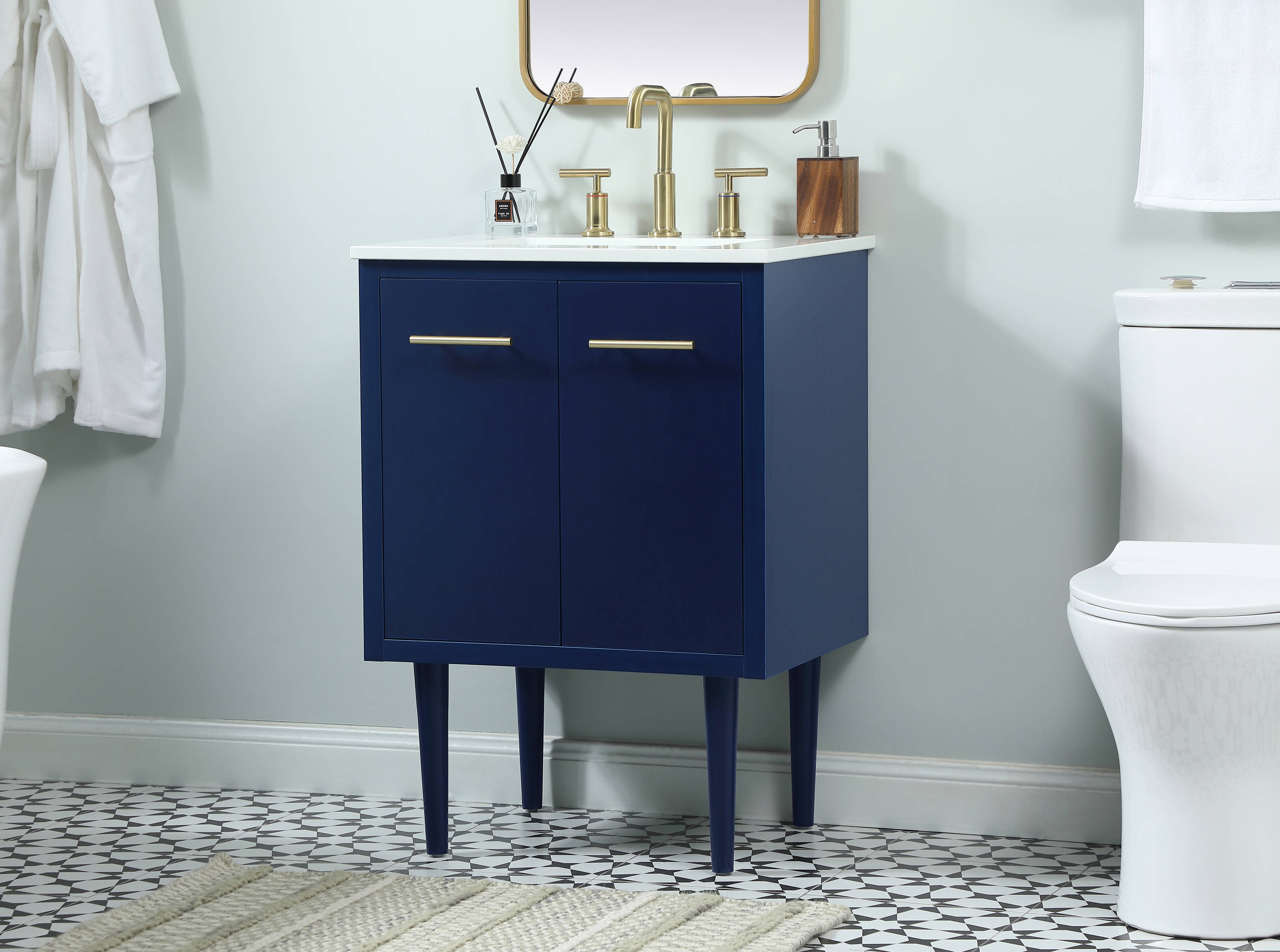 Elegant Decor HF144072MBL Bath-Vanity-Combo - View #3