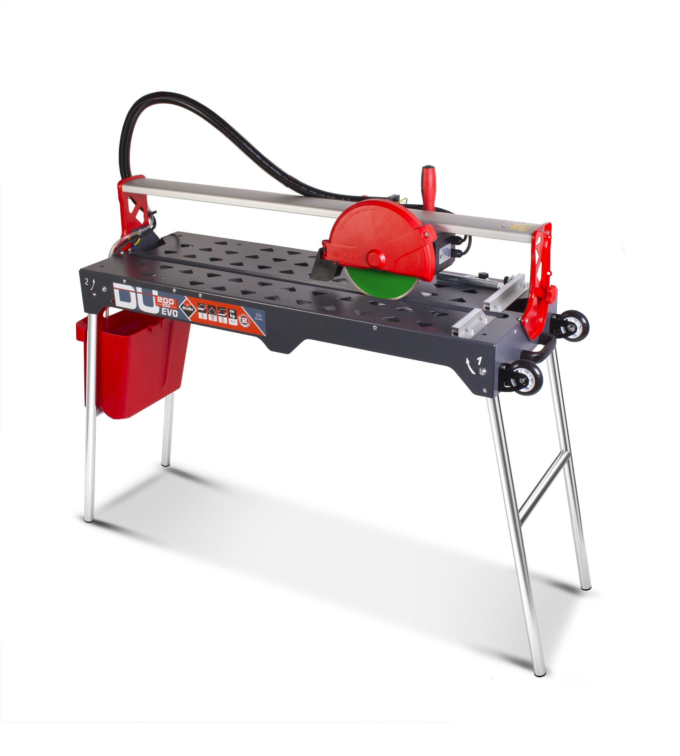 RUBI DU EVO 11 -Amp 8-Inches -Blade Bridge Tile Saw with Stand #54976
