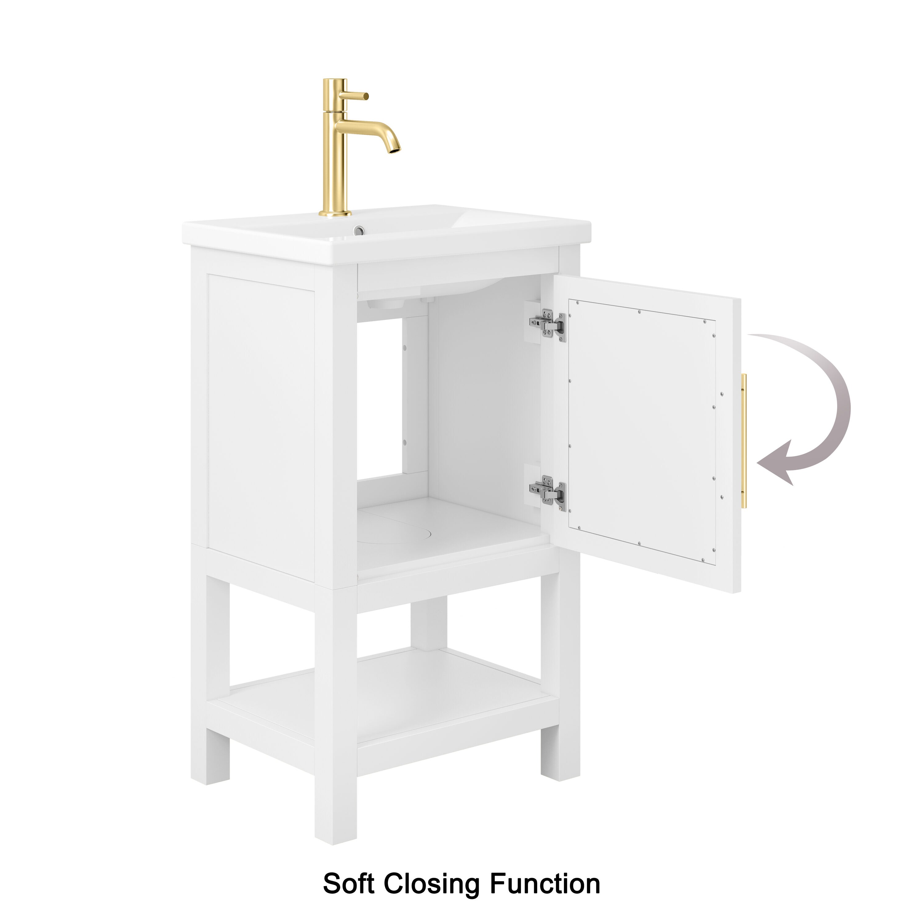 TJAmerican TJ02-25V2016WH Bath-Vanity-Combo - View #6
