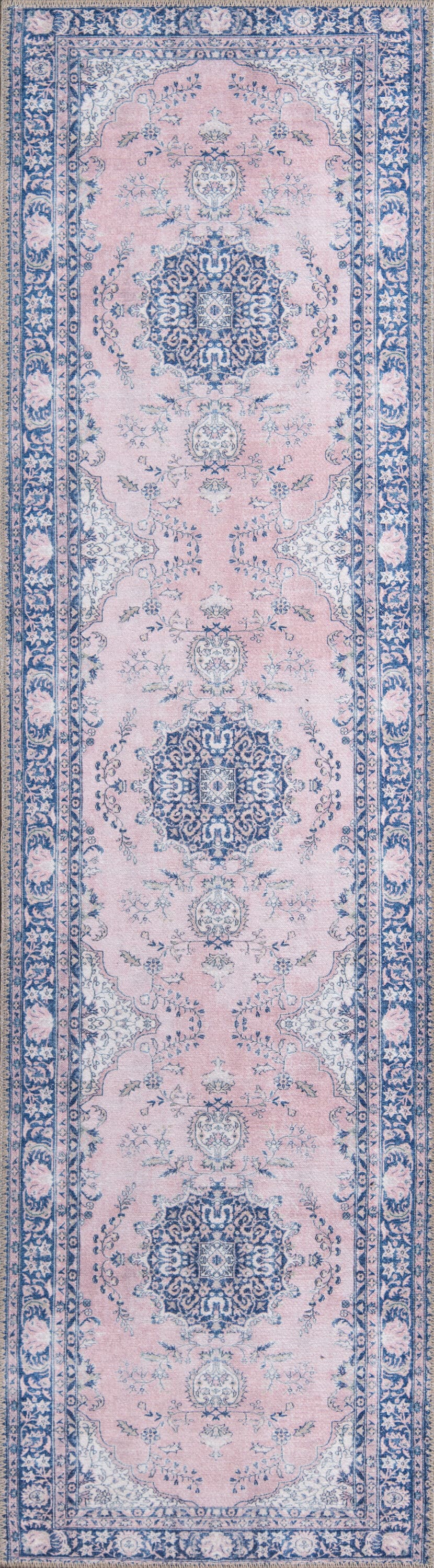 Momeni AFSHAAFS30PNK2376 Afshar 2 x 8 (ft) Loomed Polyester Pink Rectangular Indoor Vacuum regularly Runner rug