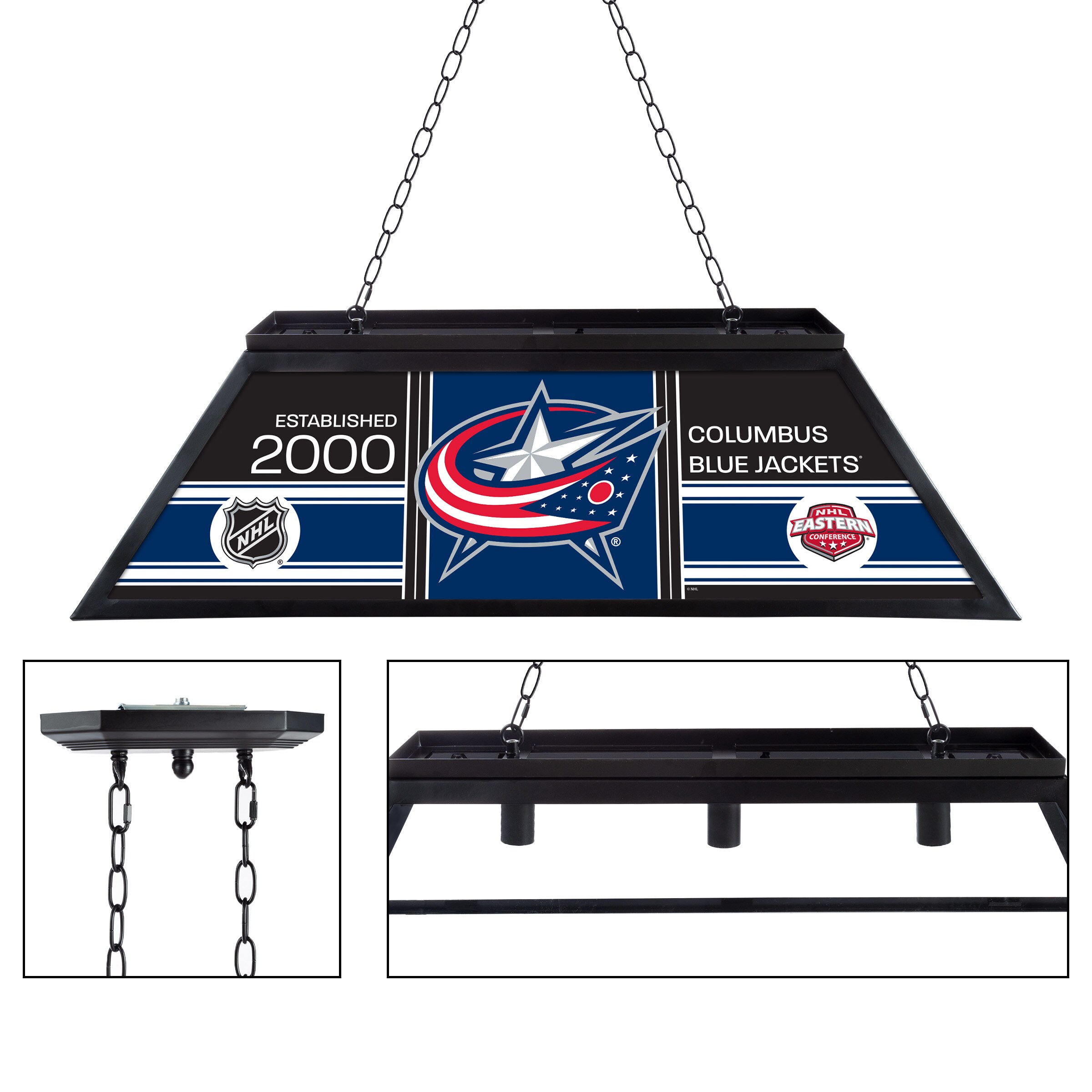 Trademark Gameroom NHL4400-CBJ-PCH Pool-Table-Lighting - View #5
