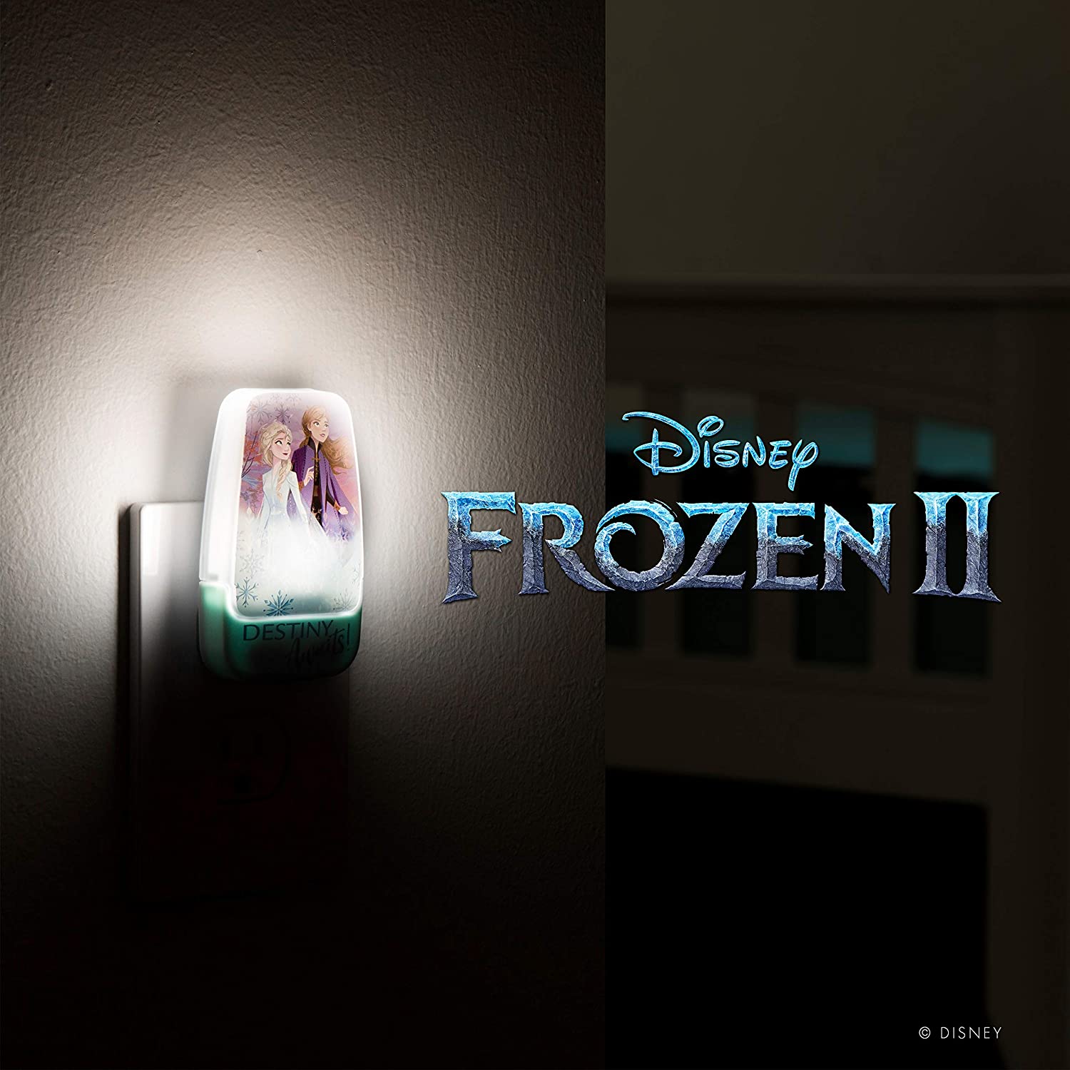 Disney Frozen 2 Blue LED Auto On/Off Night Light in the Night Lights ...