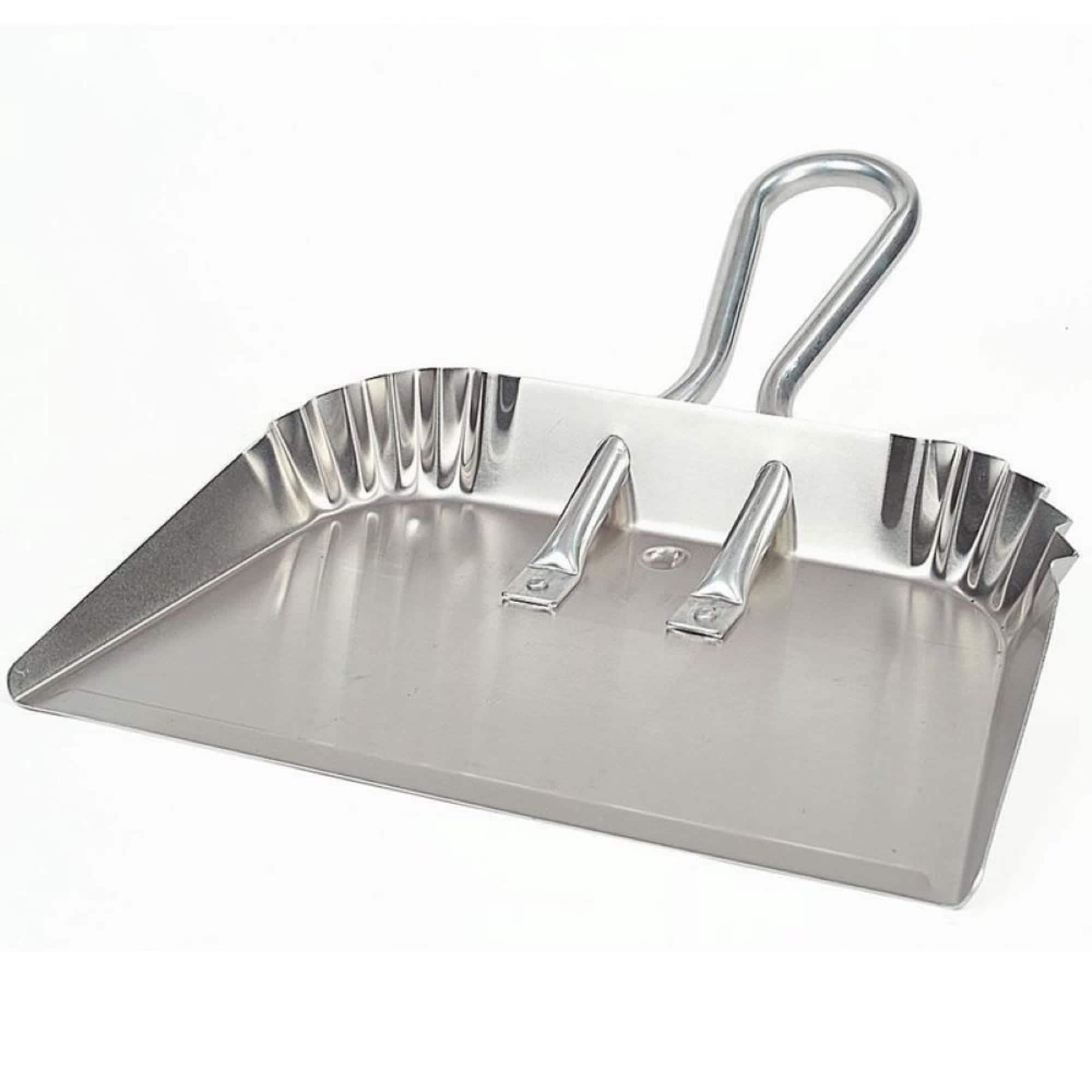 Lehman's 15372 Amaroq Aluminum Stays-Flat Dustpan Lightweight Rust-Proof Aluminum Large 16 inch Wide
