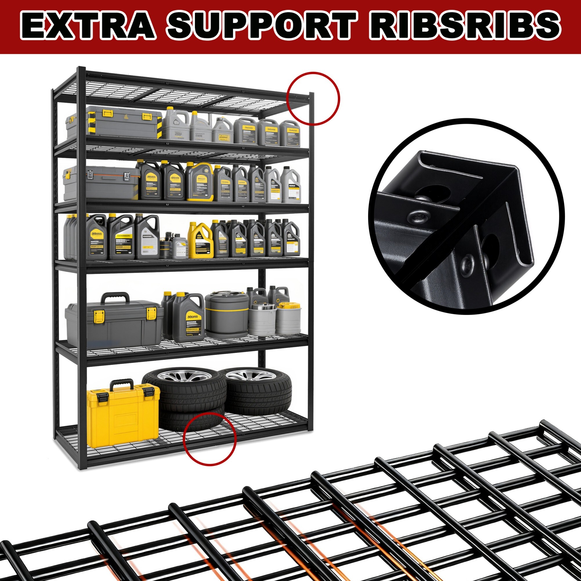 Siavonce XH19521 Free-Standing-Shelving - View #11