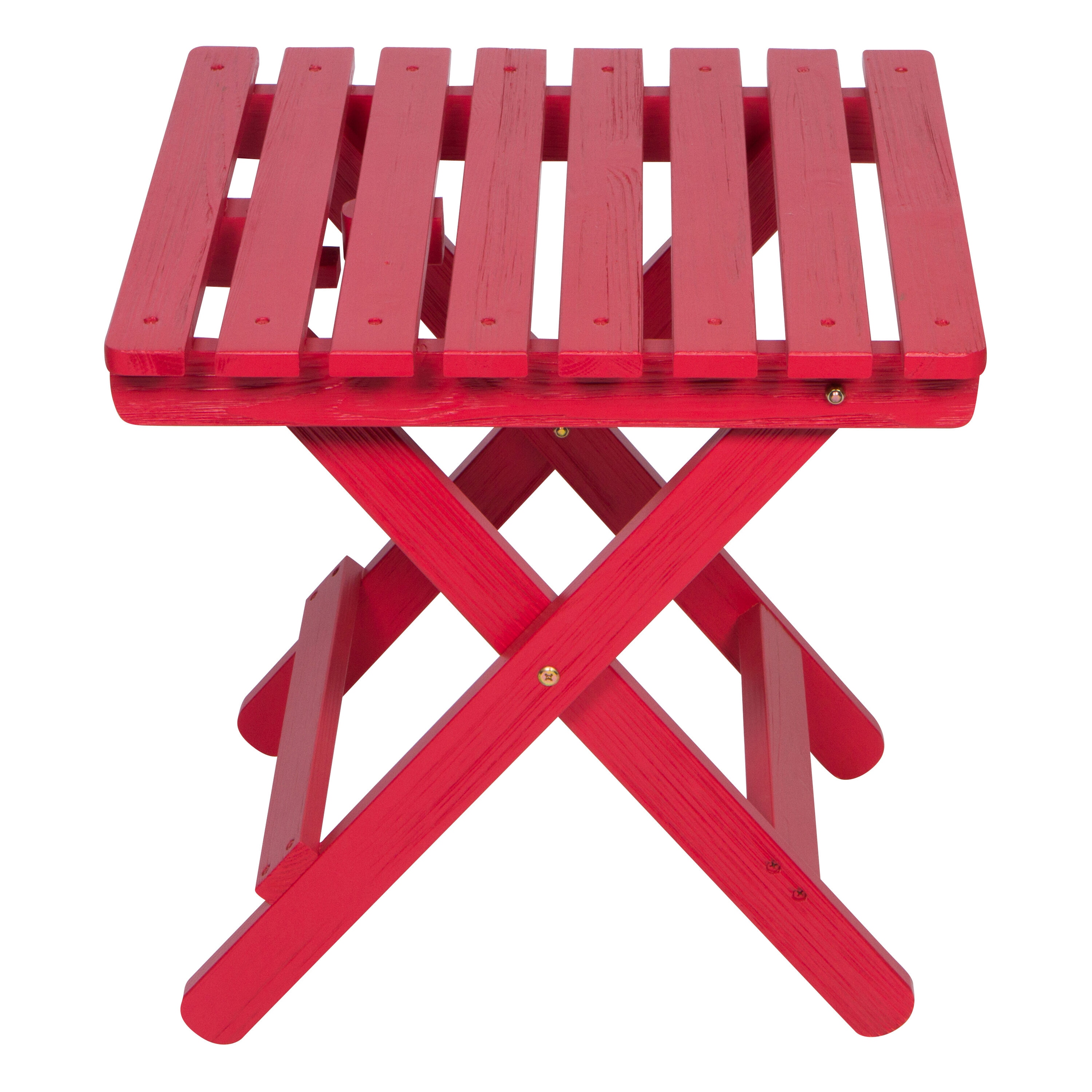 Shine Company 4119CR Square Outdoor End Table 19-in W x 19-in L
