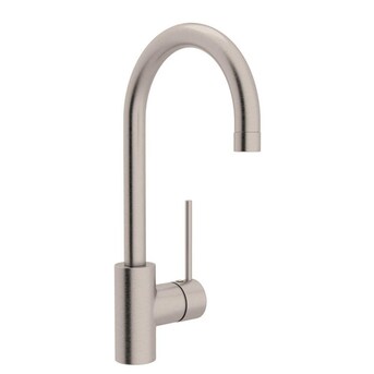 Rohl Pirellone Satin Nickel 1-Handle Deck-Mount Bar and Prep Handle Kitchen Faucet Rohl Pirellone Satin Nickel 1-Handle Deck-Mount Bar and Prep Handle Kitchen Faucet