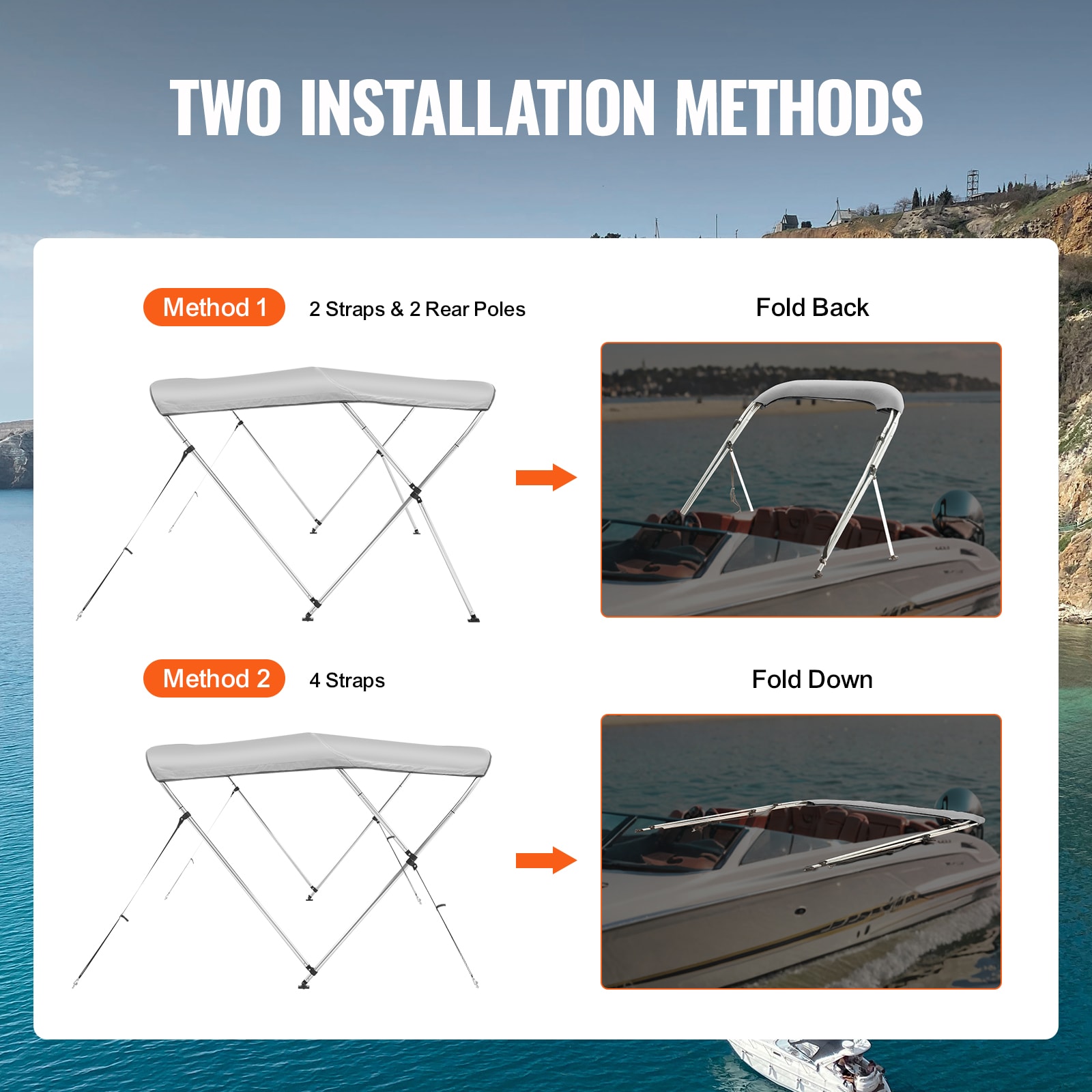 VEVOR 3GCYZYP6L616L2UAMV0 Boat-Covers - View #3