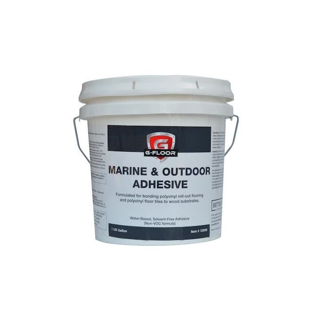 G Floor Marine And Outdoor Adhesive Sheet Vinyl Carpet Tile Flooring Glue 1 Gallon In The Adhesives Department At Lowes Com