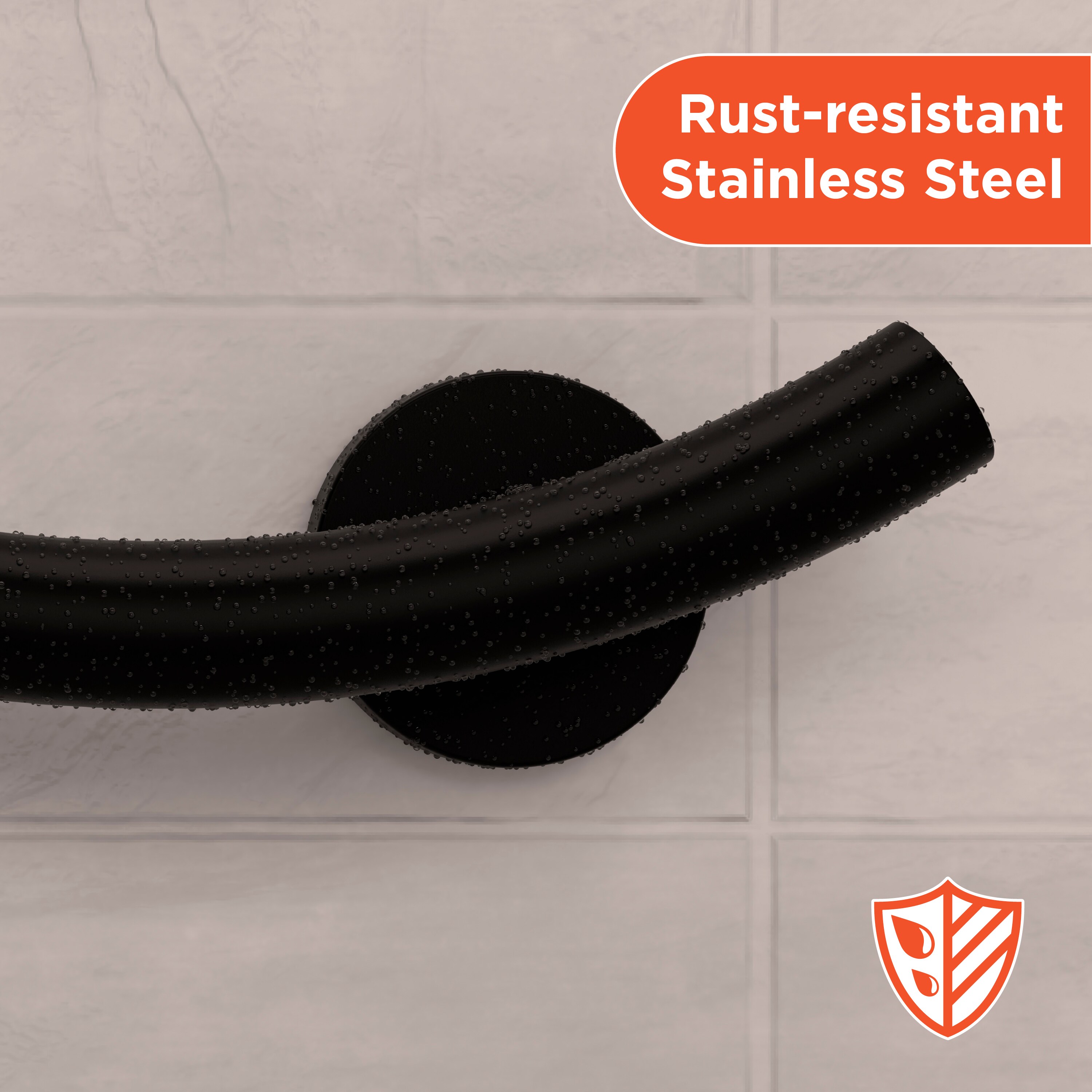 HealthCraft WGB-18-LR-BLK Grab-Bars - View #4