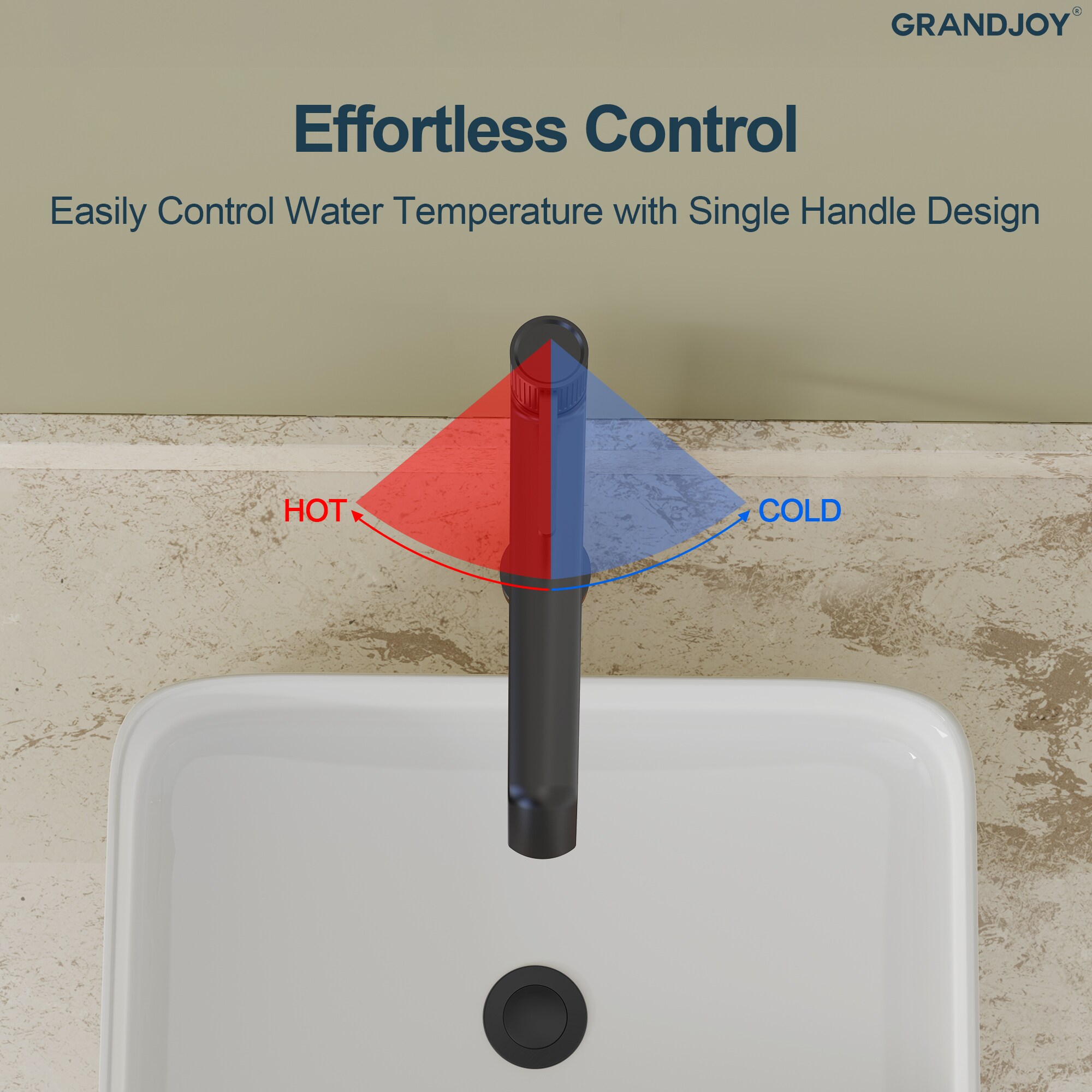 GRANDJOY SGF13GJ-14B-BL Lavatory-Faucets - View #4