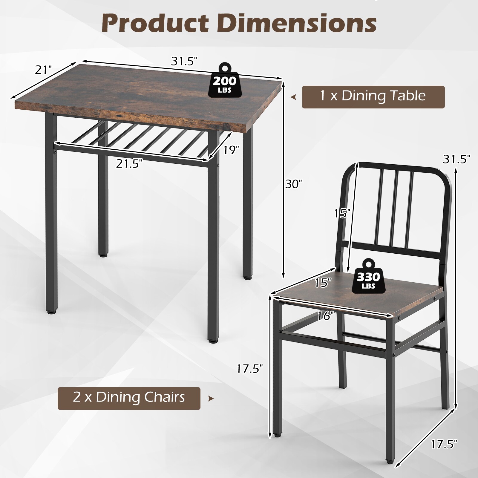 Slickblue D-CO-FC62321VJ Dining-Sets - View #7