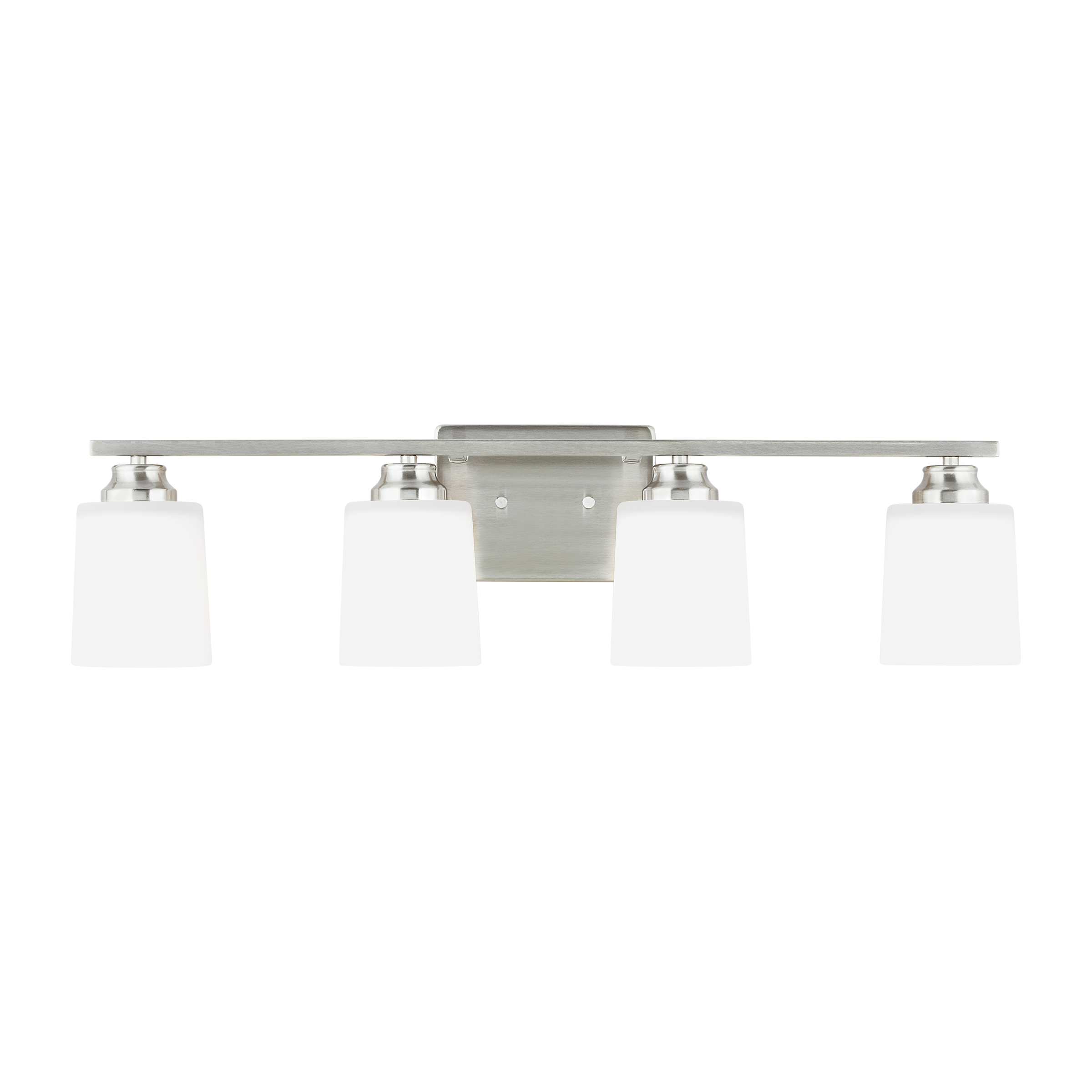 Generation Lighting 4420904-962 Vinton 29-in 4 -Light Brushed Nickel Transitional Vanity light