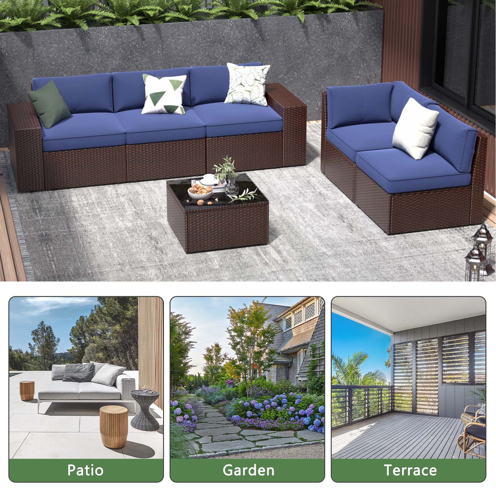Bapipro BP3906U02 Patio-Conversation-Sets - View #5