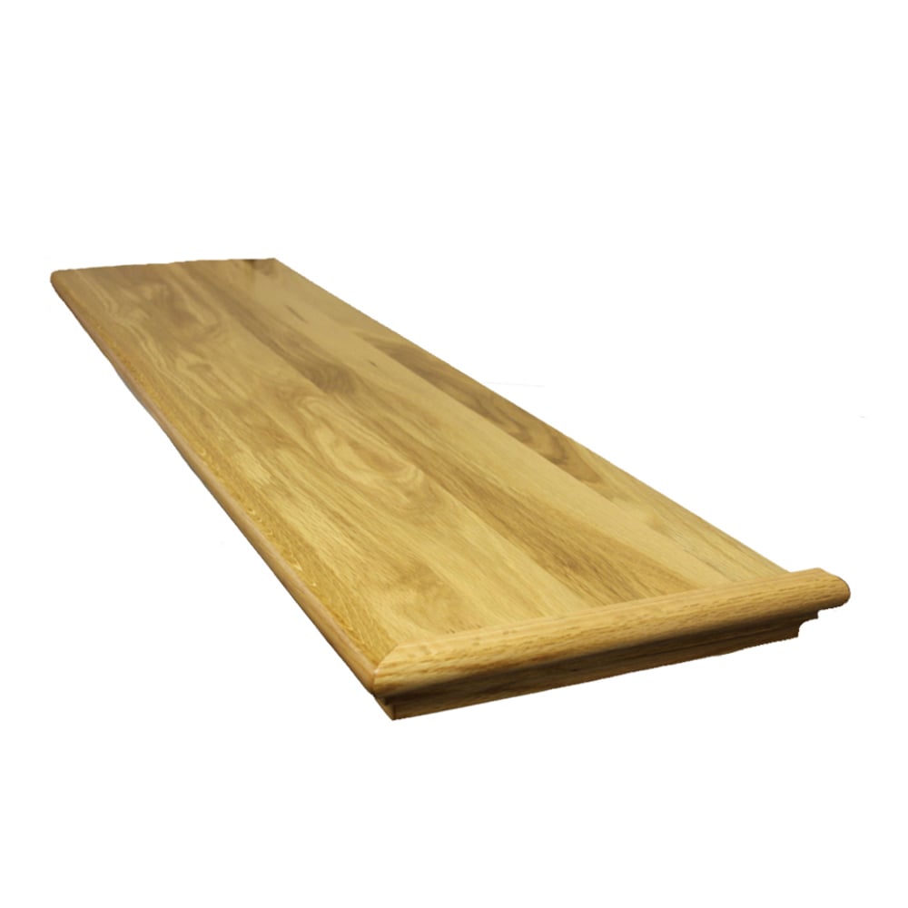 Stairtek XRRWO114800050 Retread 48.0-in x 11.5-in x 0.625-in Natural White oak Right return