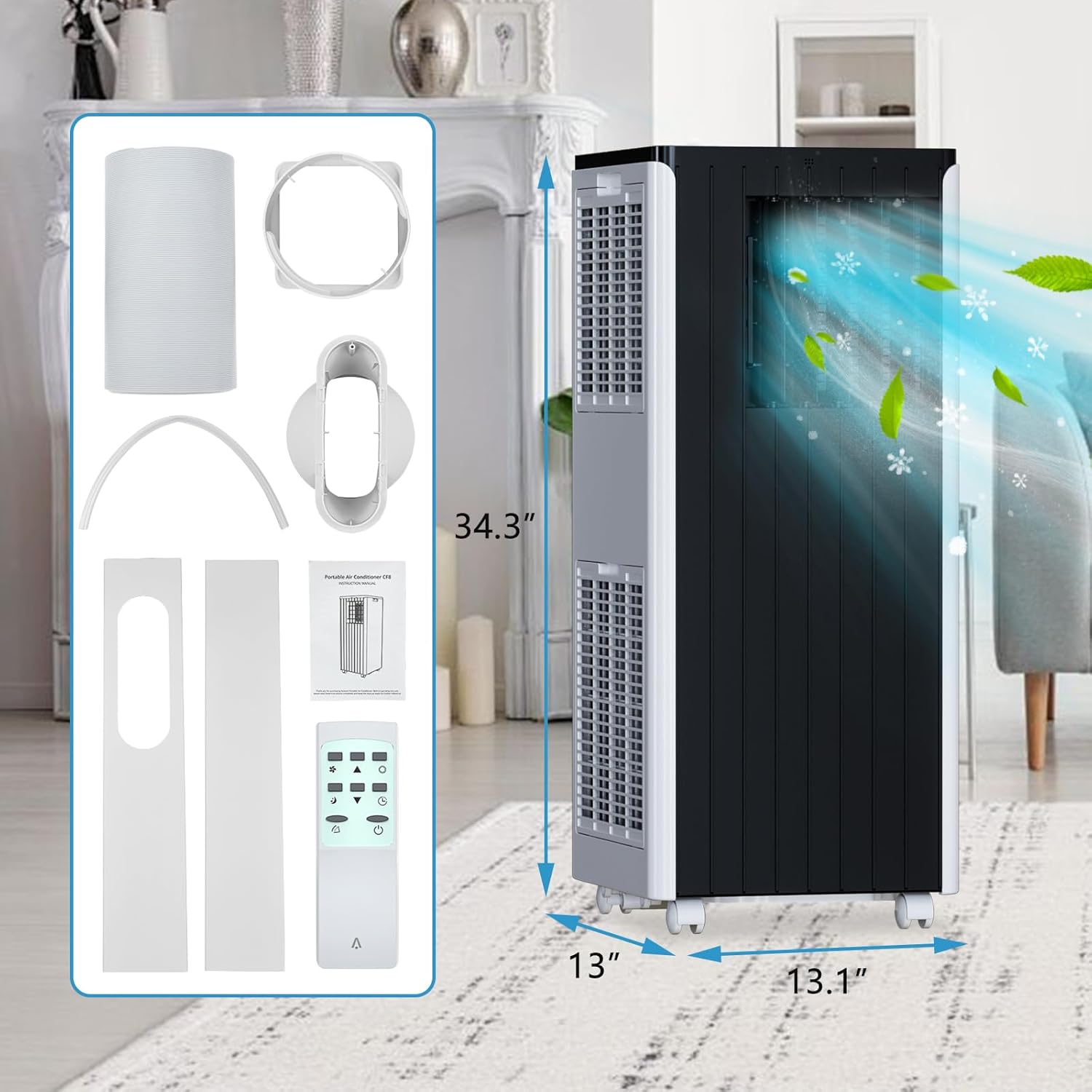 Qeetex ZYS-PHO-107L5KA9 Portable-Air-Conditioners - View #7
