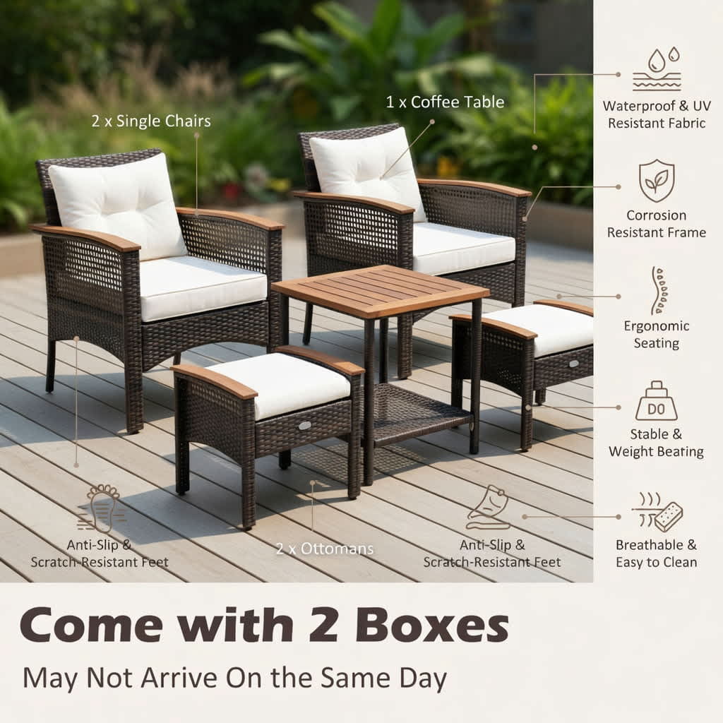 Choco Moon 5357740123618 Patio-Conversation-Sets - View #5