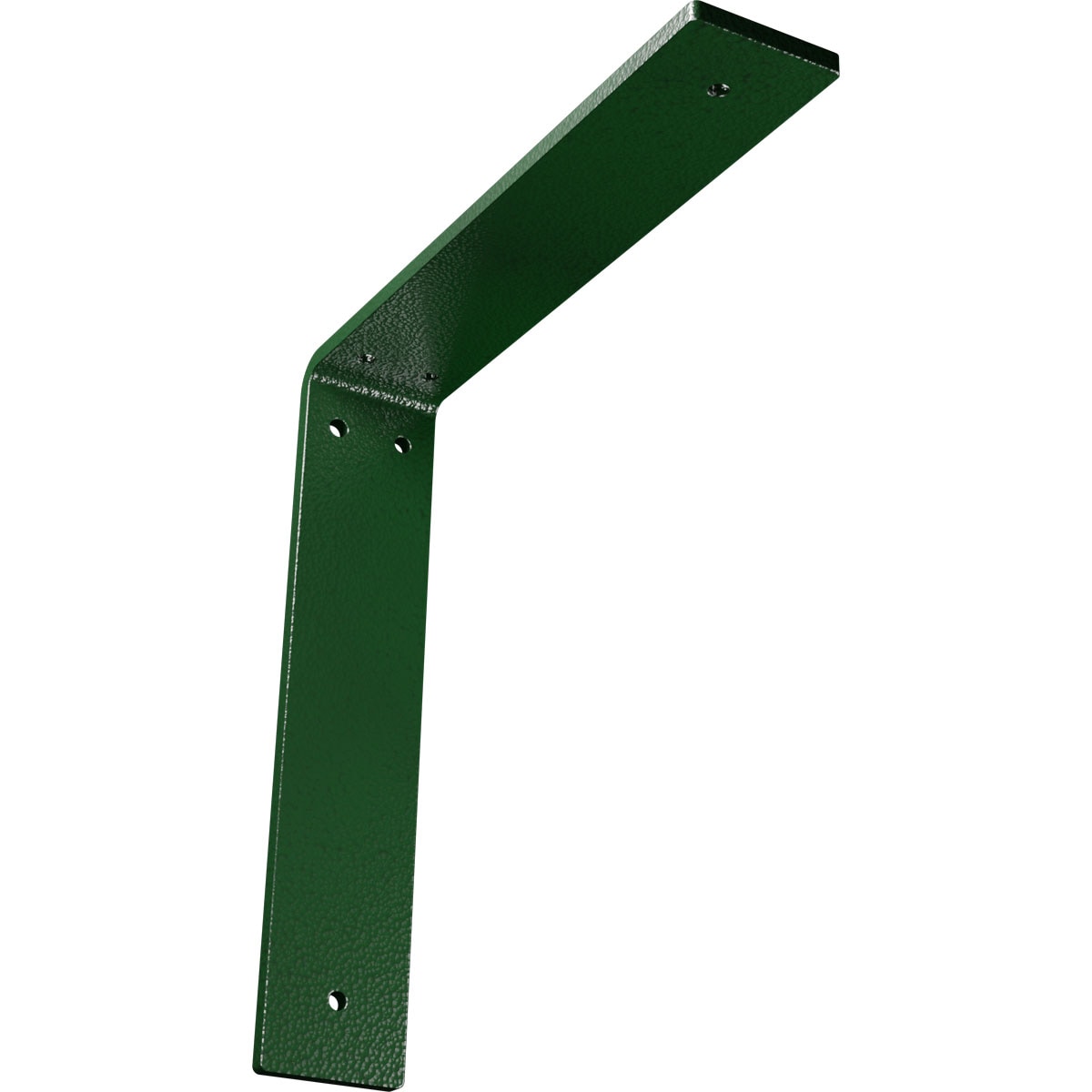 Ekena Millwork BKTM02X10X10HAHDG Hamilton 10-in x 2-in x 10-in Green Steel Countertop support bracket