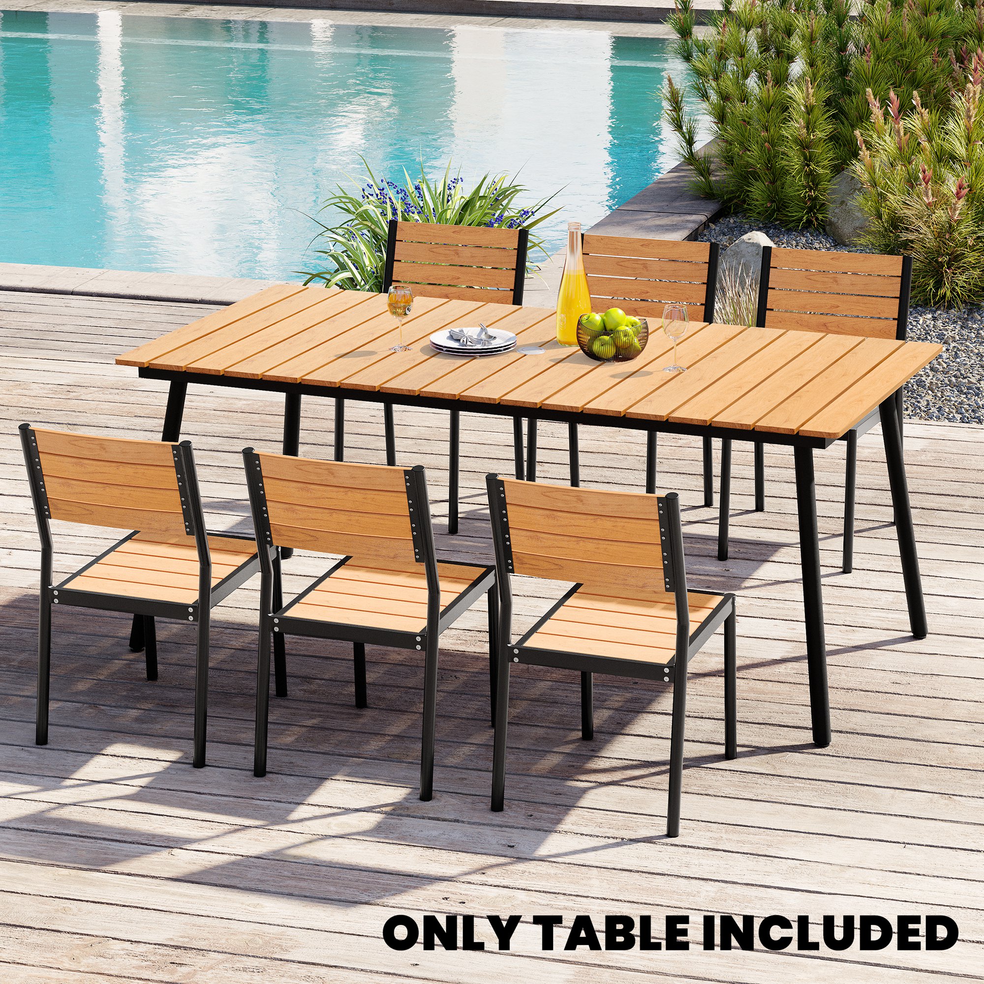 Crestlive Products CL-TB012BRN180 Patio-Tables - View #9