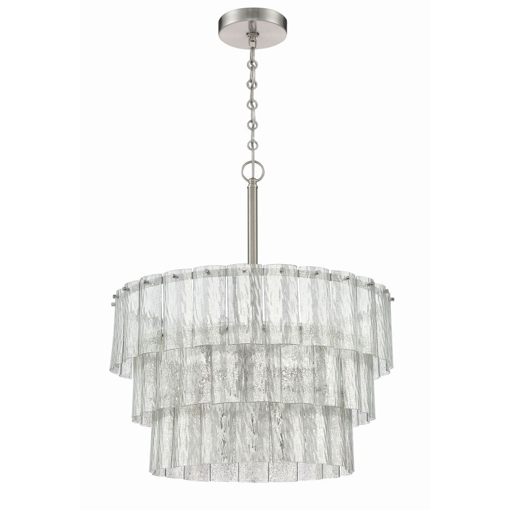 Craftmade Museo 9-Light Brushed Polished Nickel Incandescent Pendant Lightin