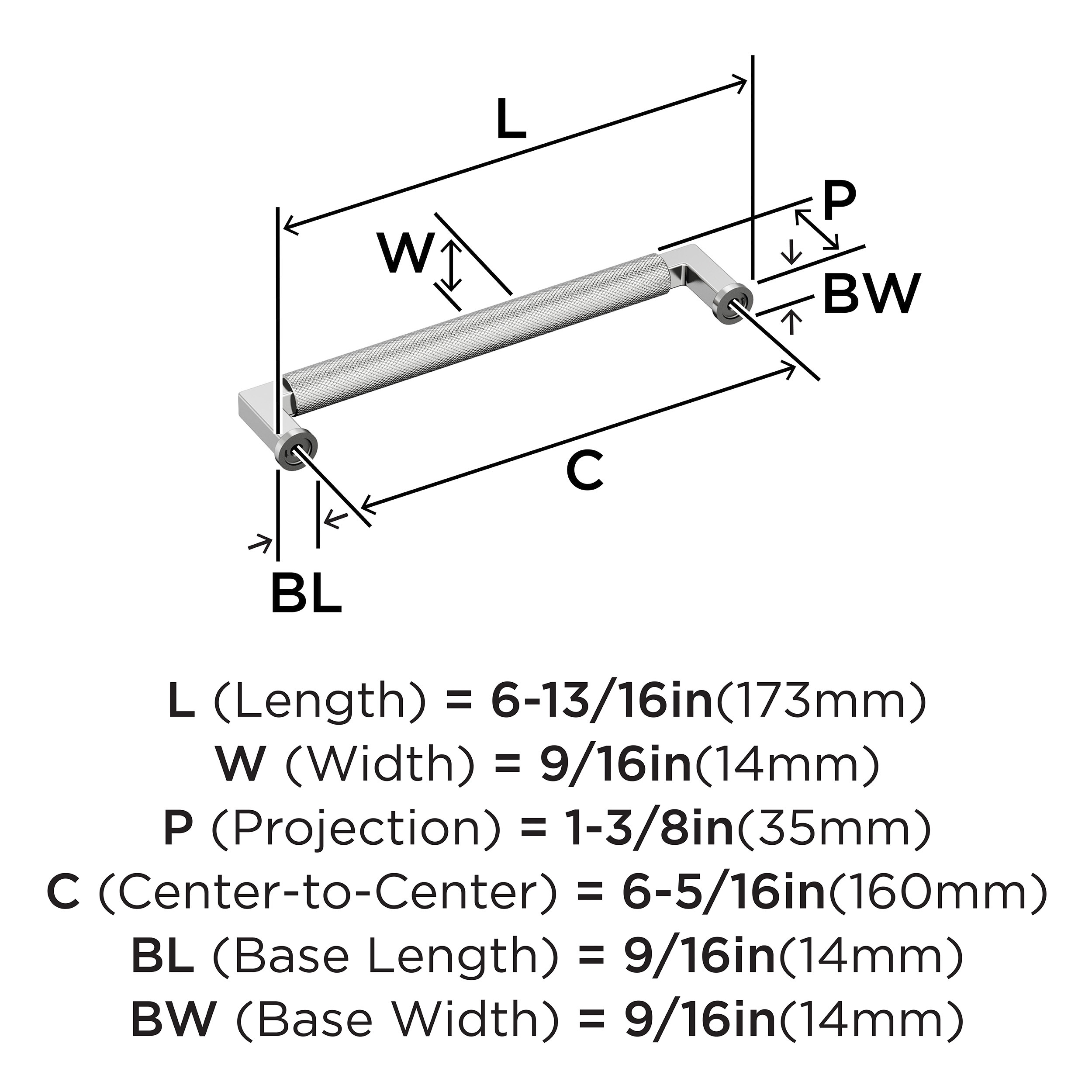 Amerock BP3762526 Cabinet-Pulls - View #4