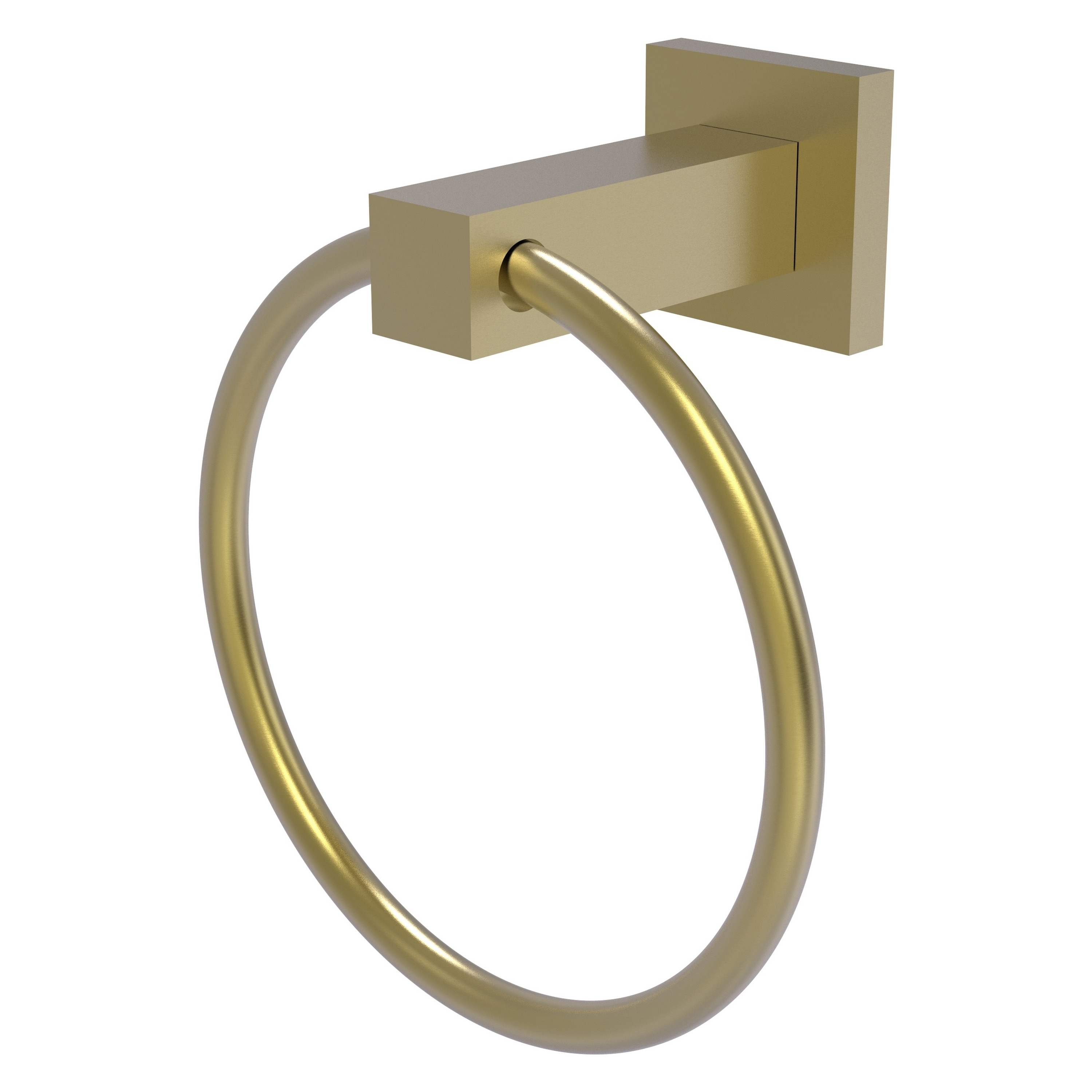 Allied Brass MT-16-SBR Montero Satin Brass Wall mount Single Towel Ring