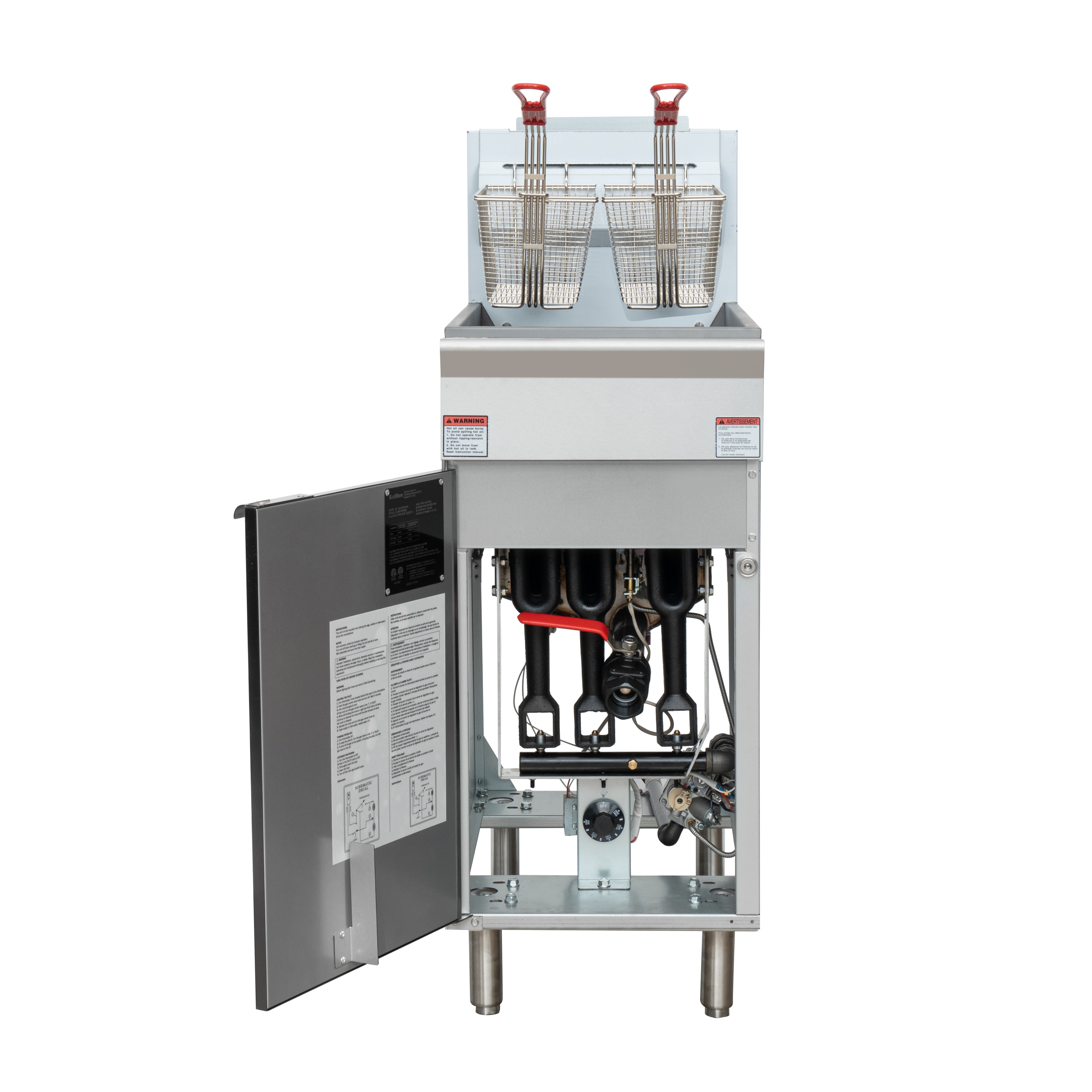 KoolMore LOW-KM-FDF40-NG Commercial-Deep-Fryers - View #13