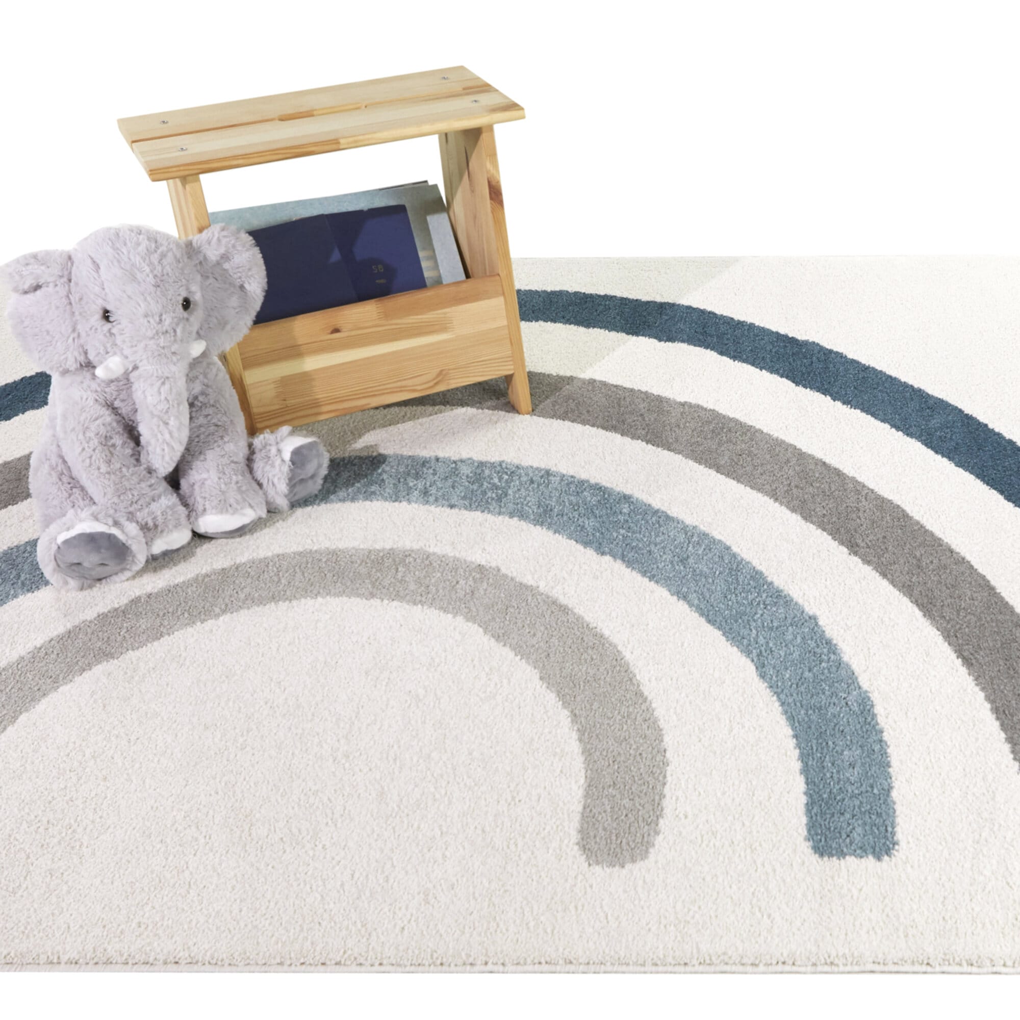 Balta 3122528 4 x 5 (ft) Blue Rectangular Indoor Global Area rug