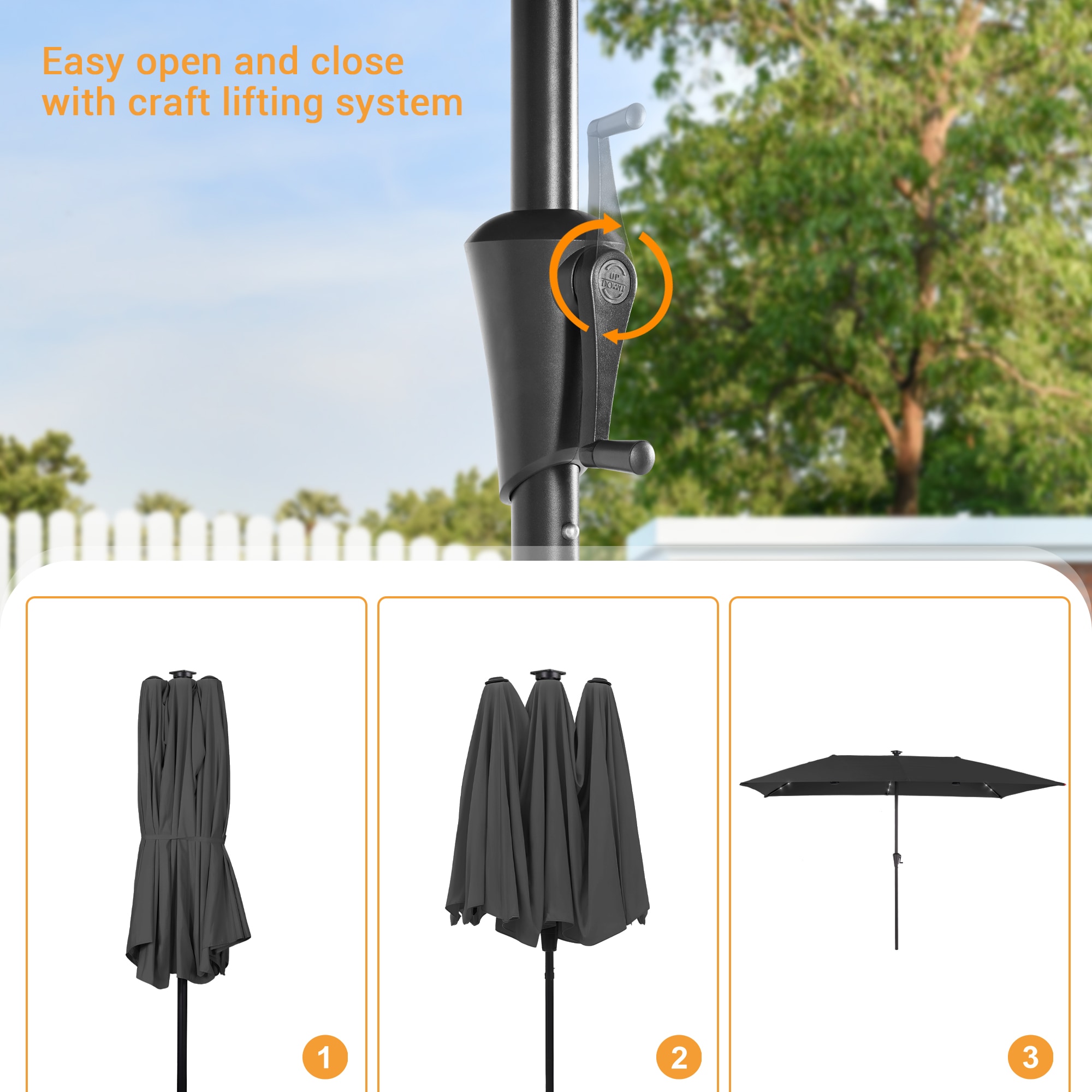 ACEGOSES LW-LED69BK Umbrellas-2 - View #3