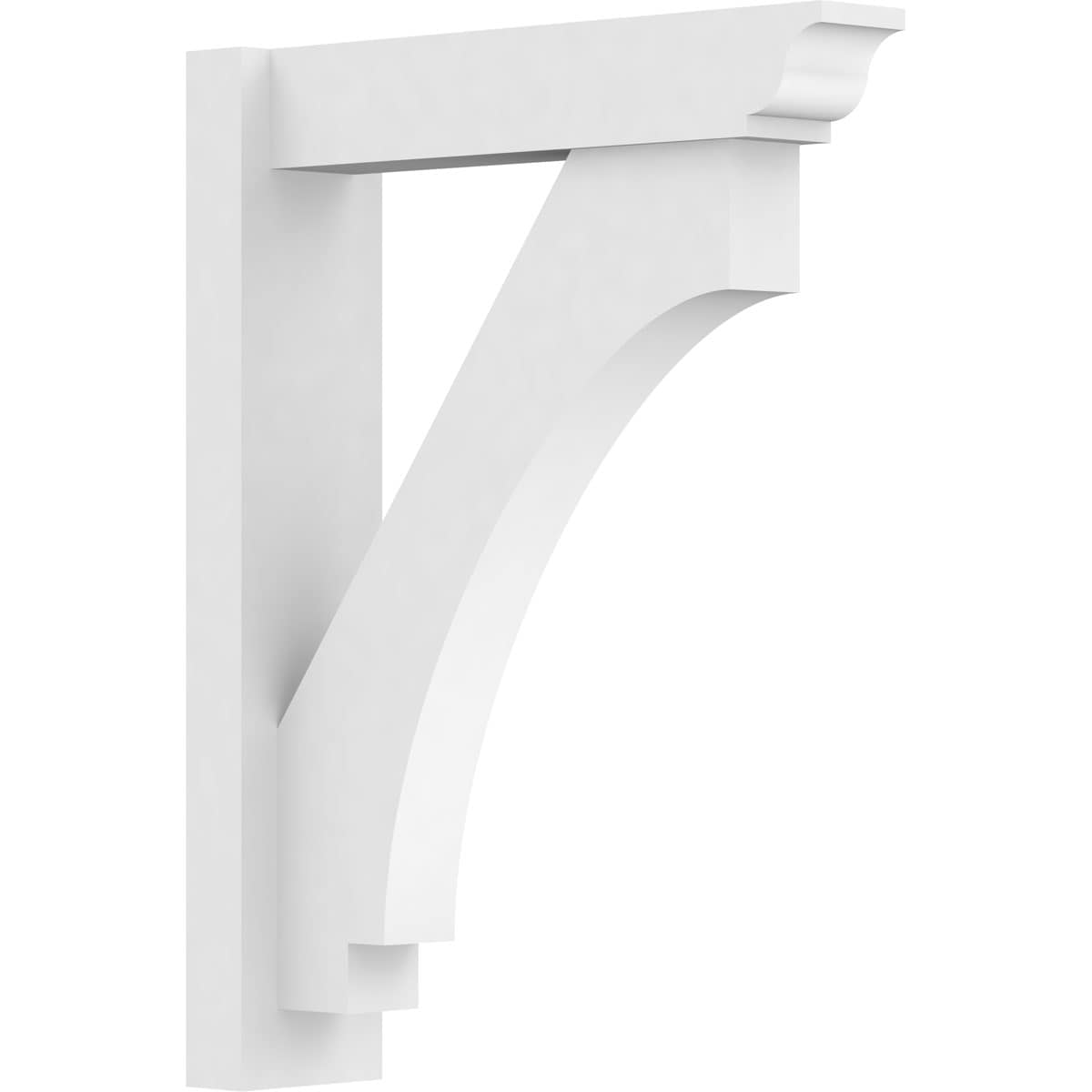Ekena Millwork OUTP05X20X26IMP01 5-in W X 20-in D X 26-in H Imperial Architectural Grade PVC Outlooker with Traditional Ends