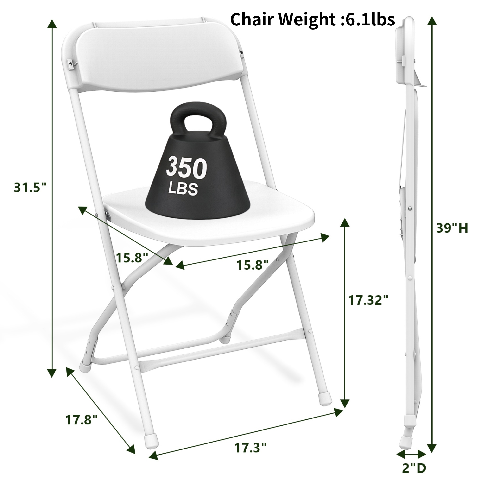 Yardgrace BSHCSC004BL1-LS Folding-Chairs - View #5