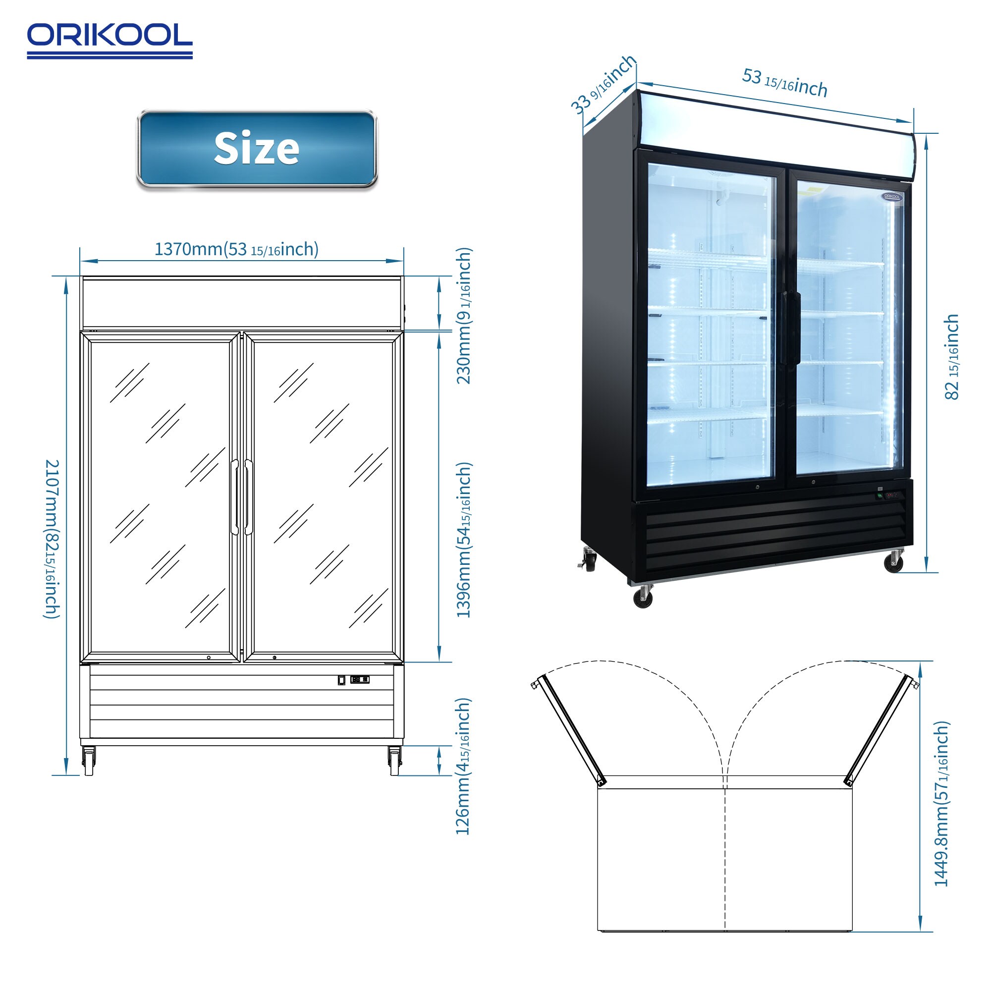 Xspracer ML-CR137 Commercial-Refrigerators - View #8