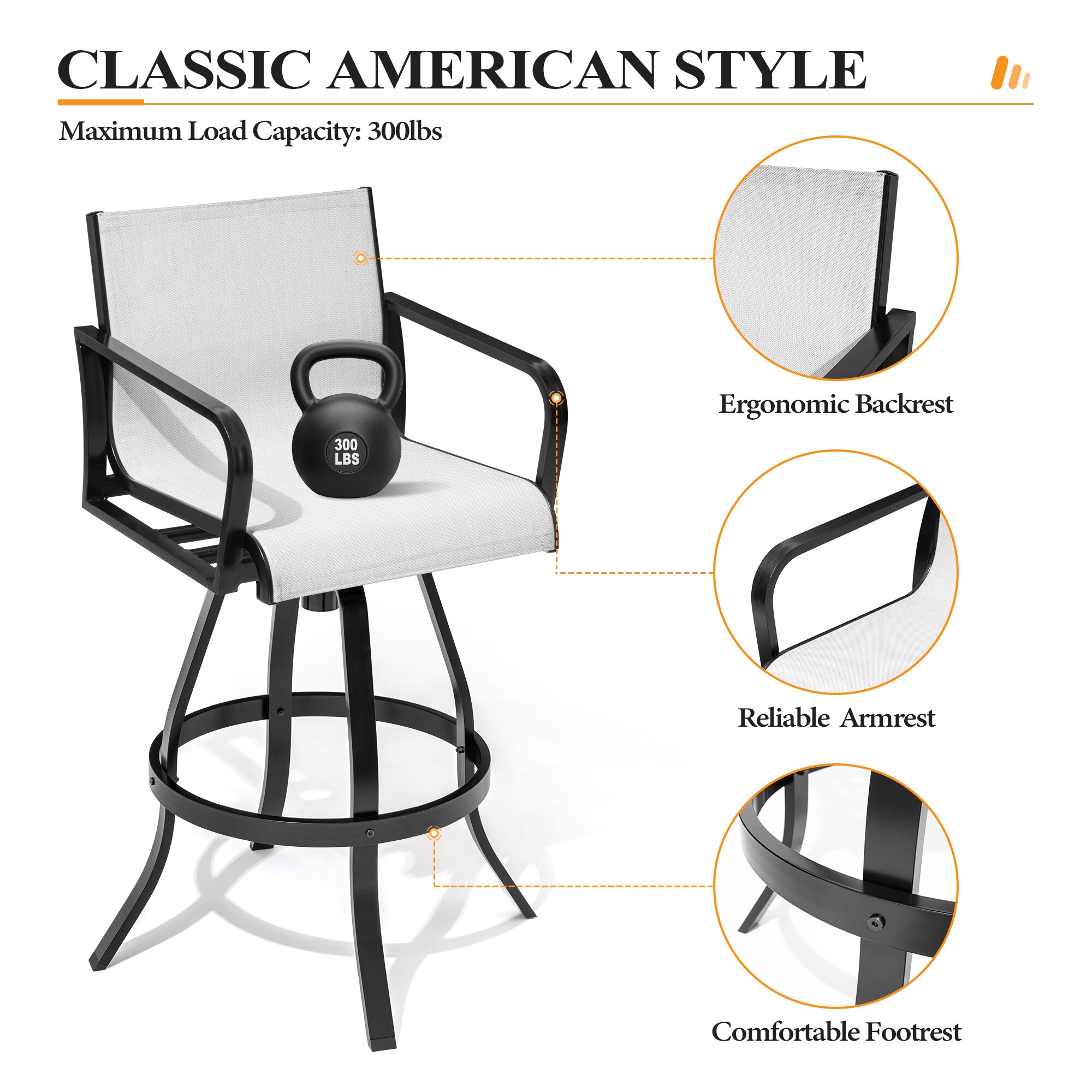 Crestlive Products CL-ST008OST-2 Patio-Chairs - View #4