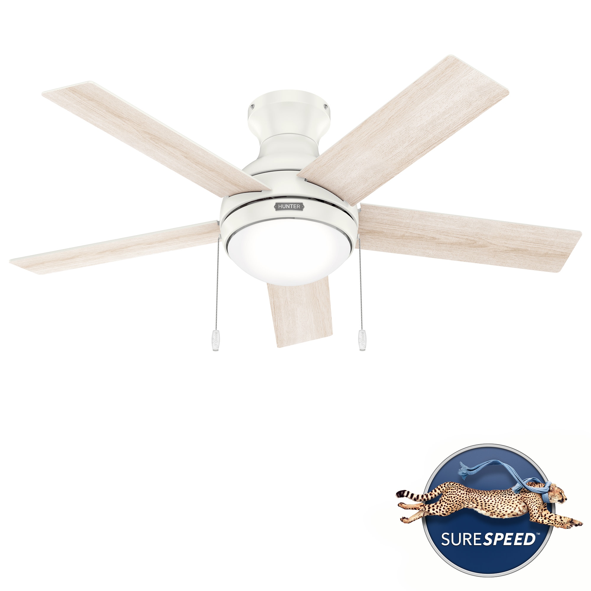 Indoor Flush Mount Ceiling Fan With