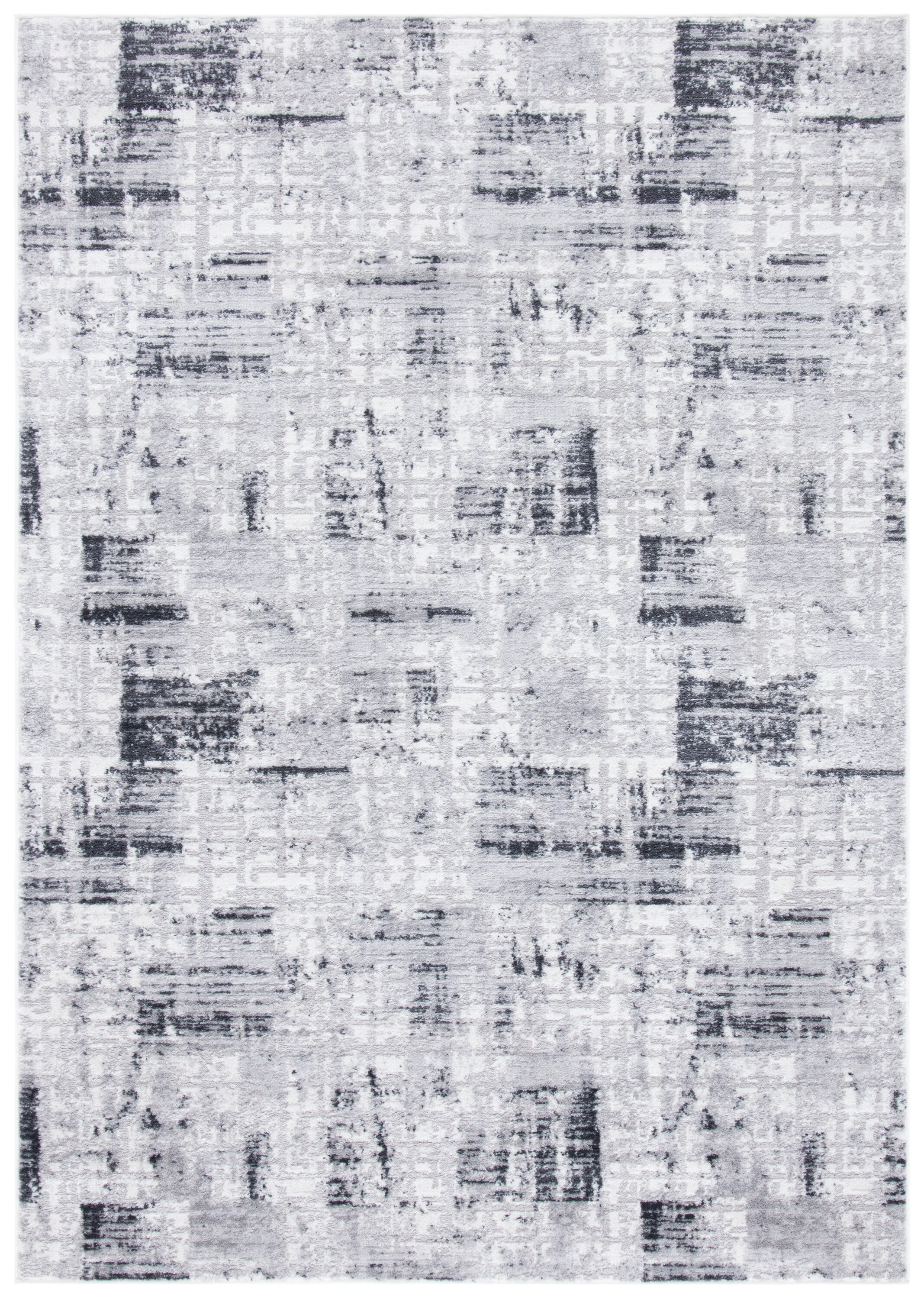 Safavieh ALA786F-8 Amelia Oristo 8 x 10 (ft) Loomed Synthetic Gray/Charcoal Rectangular Indoor Abstract Area rug