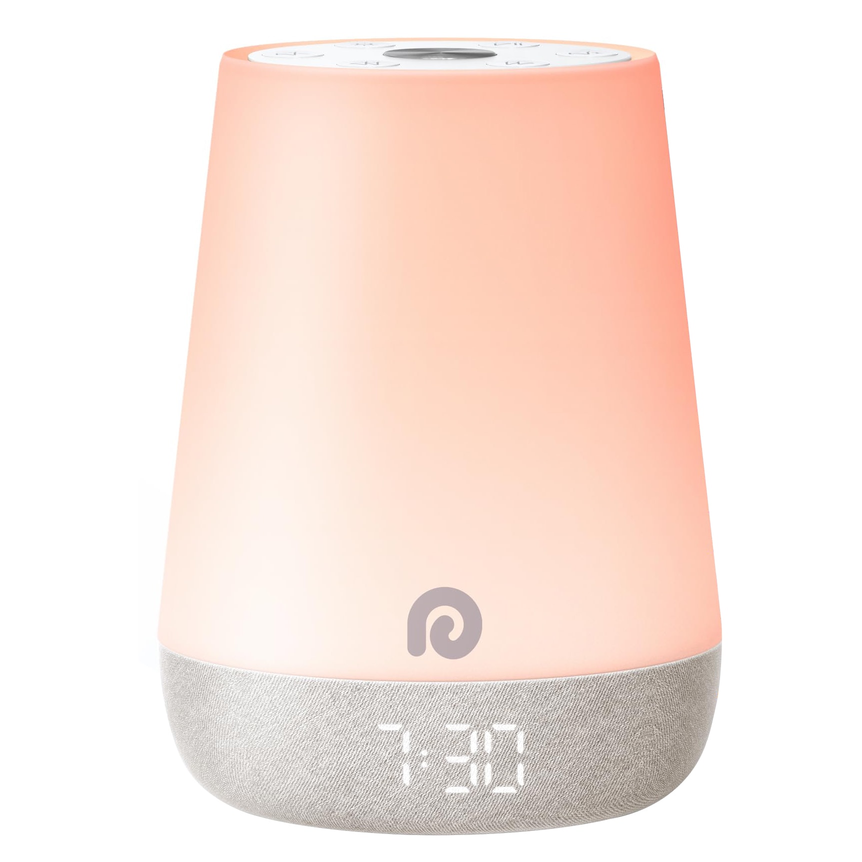 Etokfoks  White Noise Sound Machine with Night Light Ok to Wake Alarm Clock 34 Soothing Sounds Routine Builder