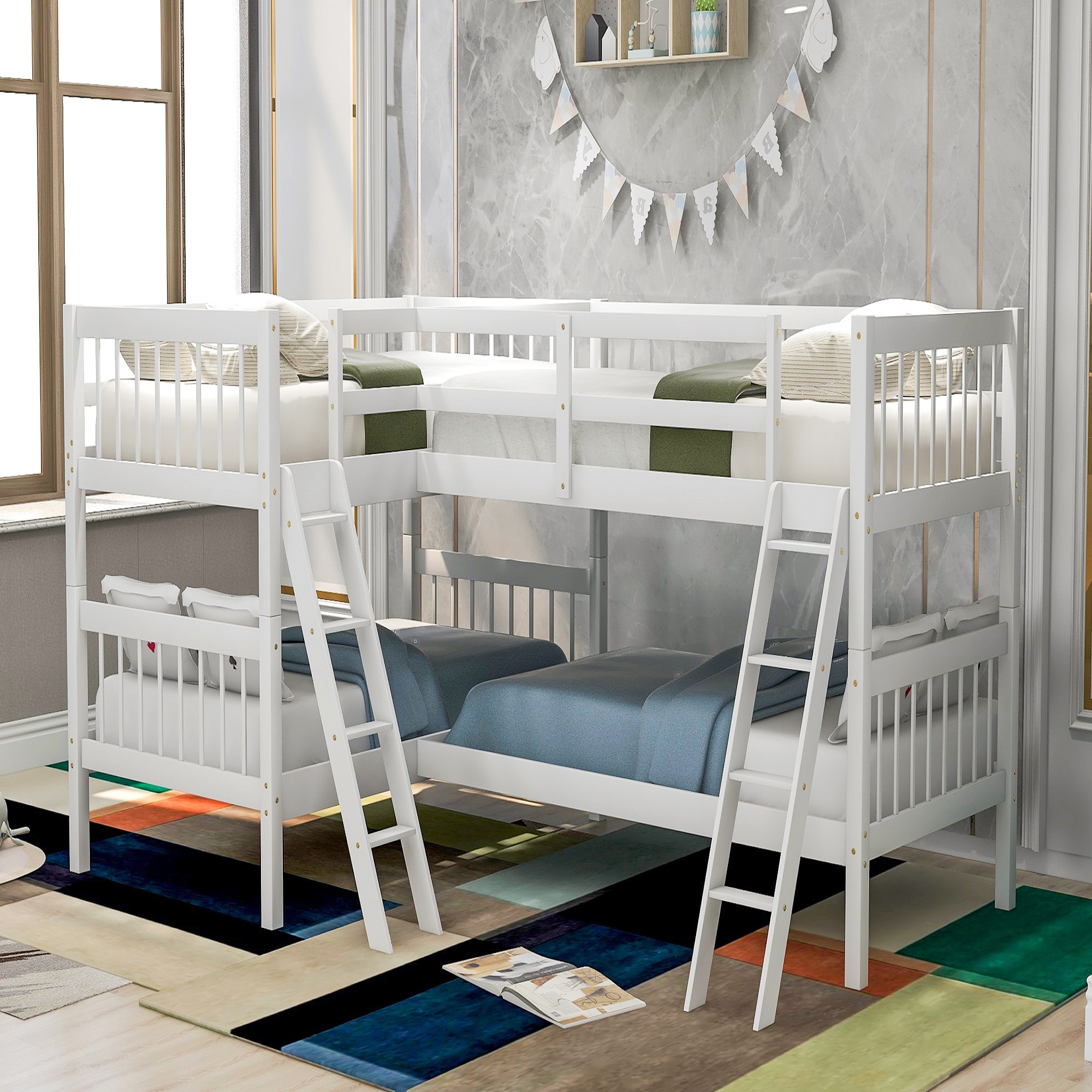 Qualler BLE0020K Bunk-Beds - View #2