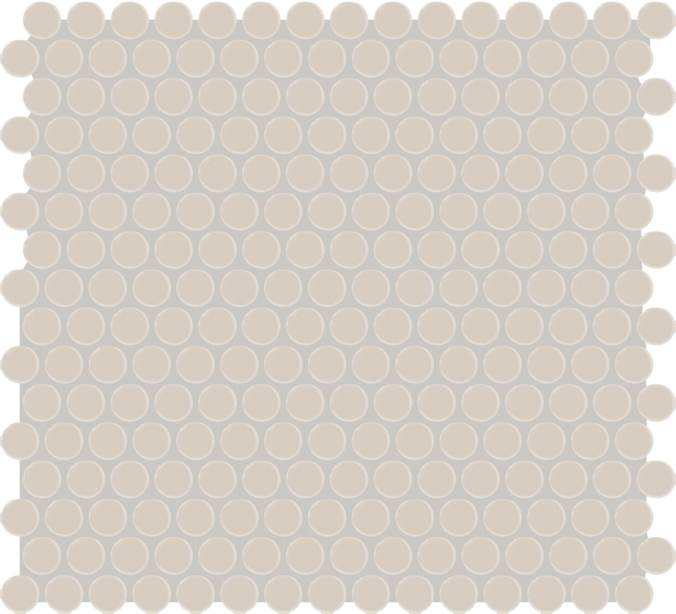 American Olean Color Ways Black 11-in x 13-in Glossy Ceramic Penny Round Patterned Wall Tile (10.5-sq. ft/ Carton)