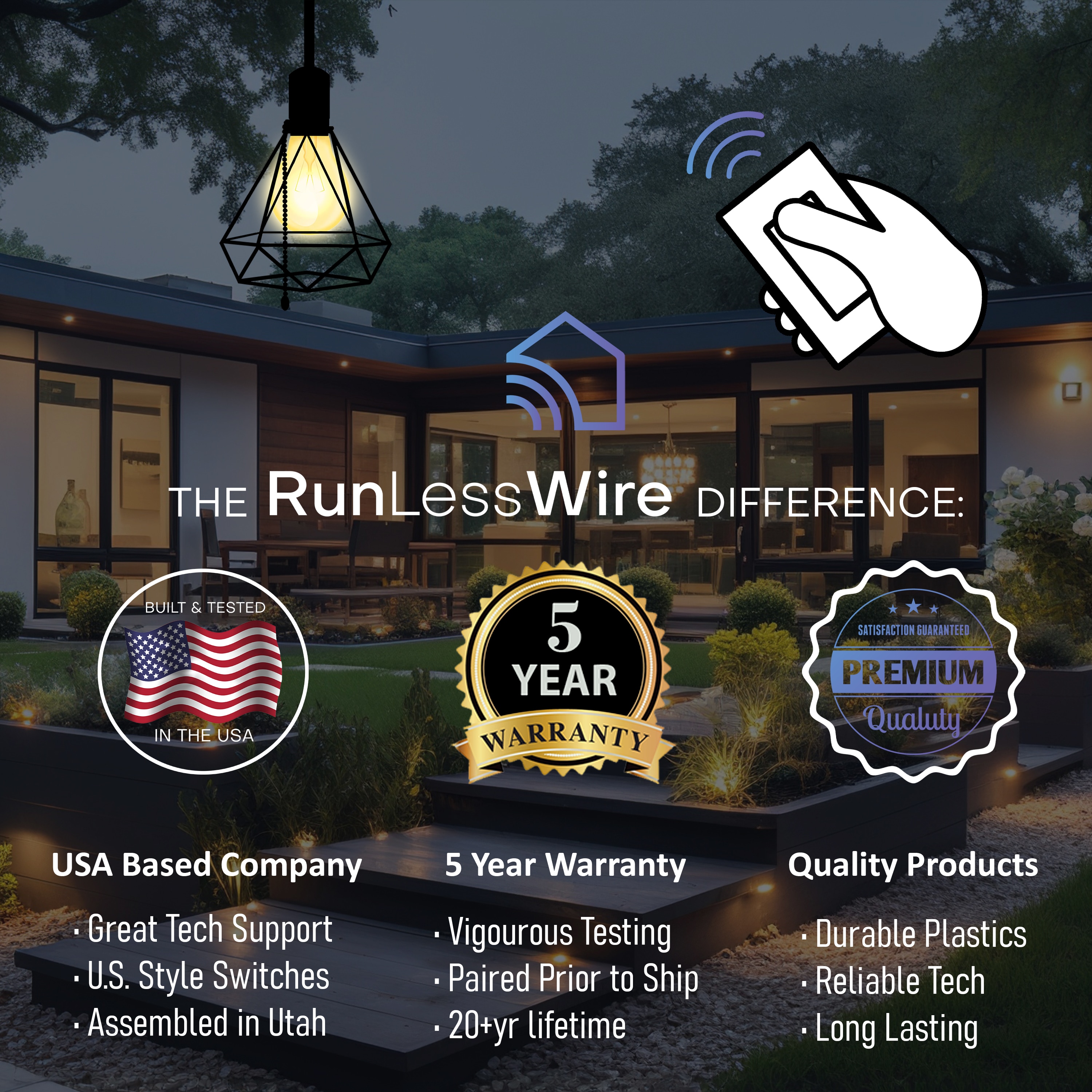 RunLessWire RW9-SKWH Lighting-Control-Parts - View #7
