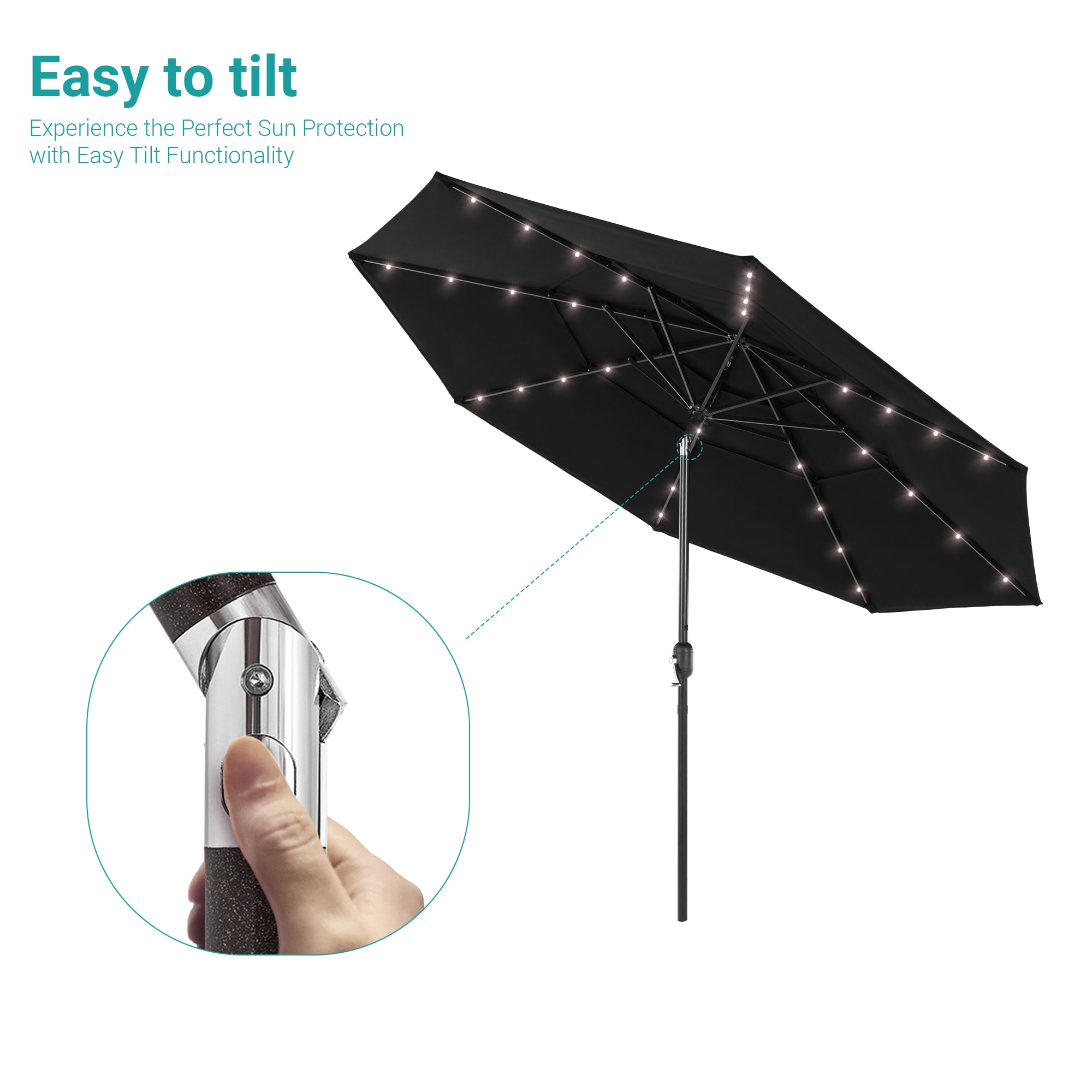 ACEGOSES LW-LED10BK Umbrellas-2 - View #2
