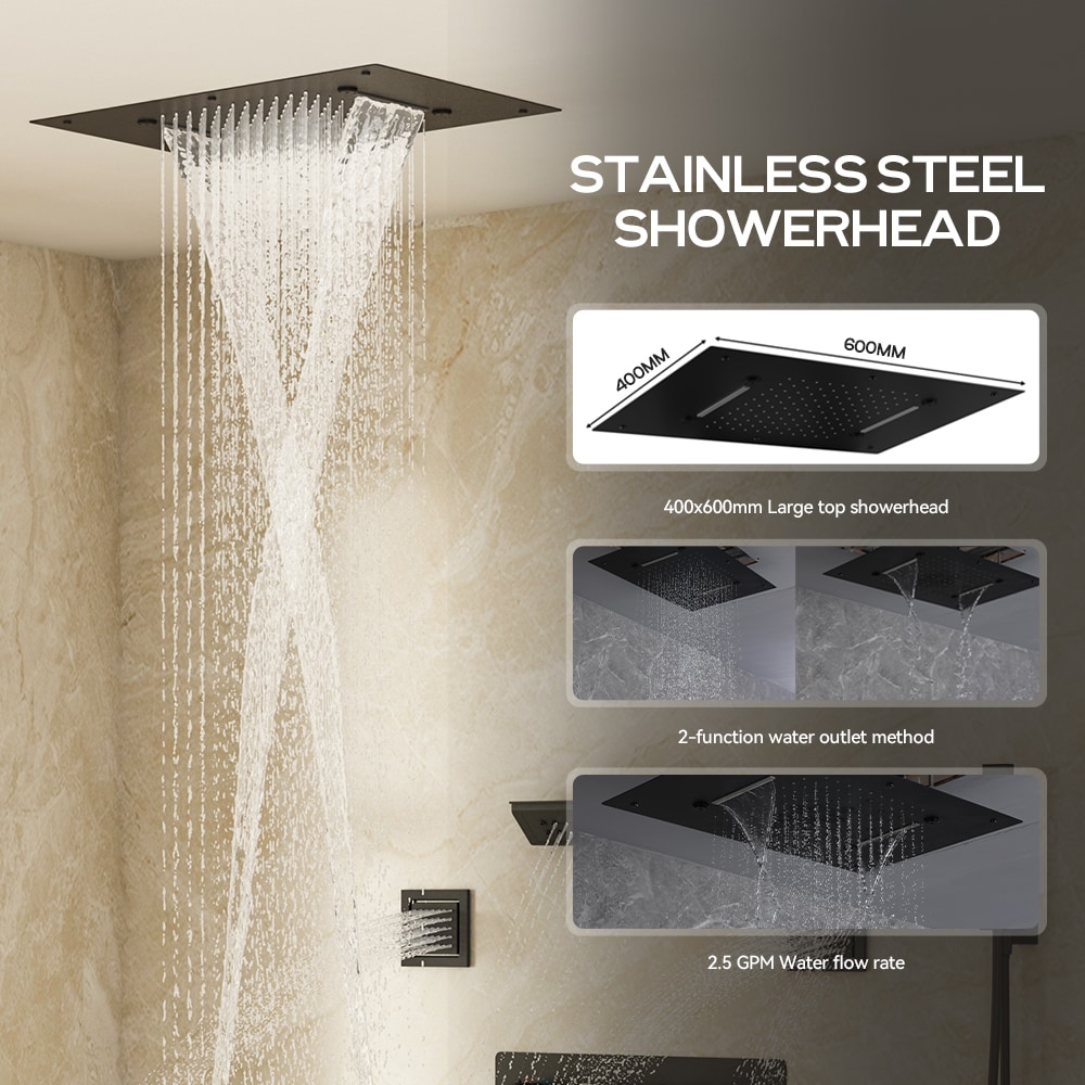 CASAINC KCHS0025-MB Showerhead-Bar-Panels - View #5