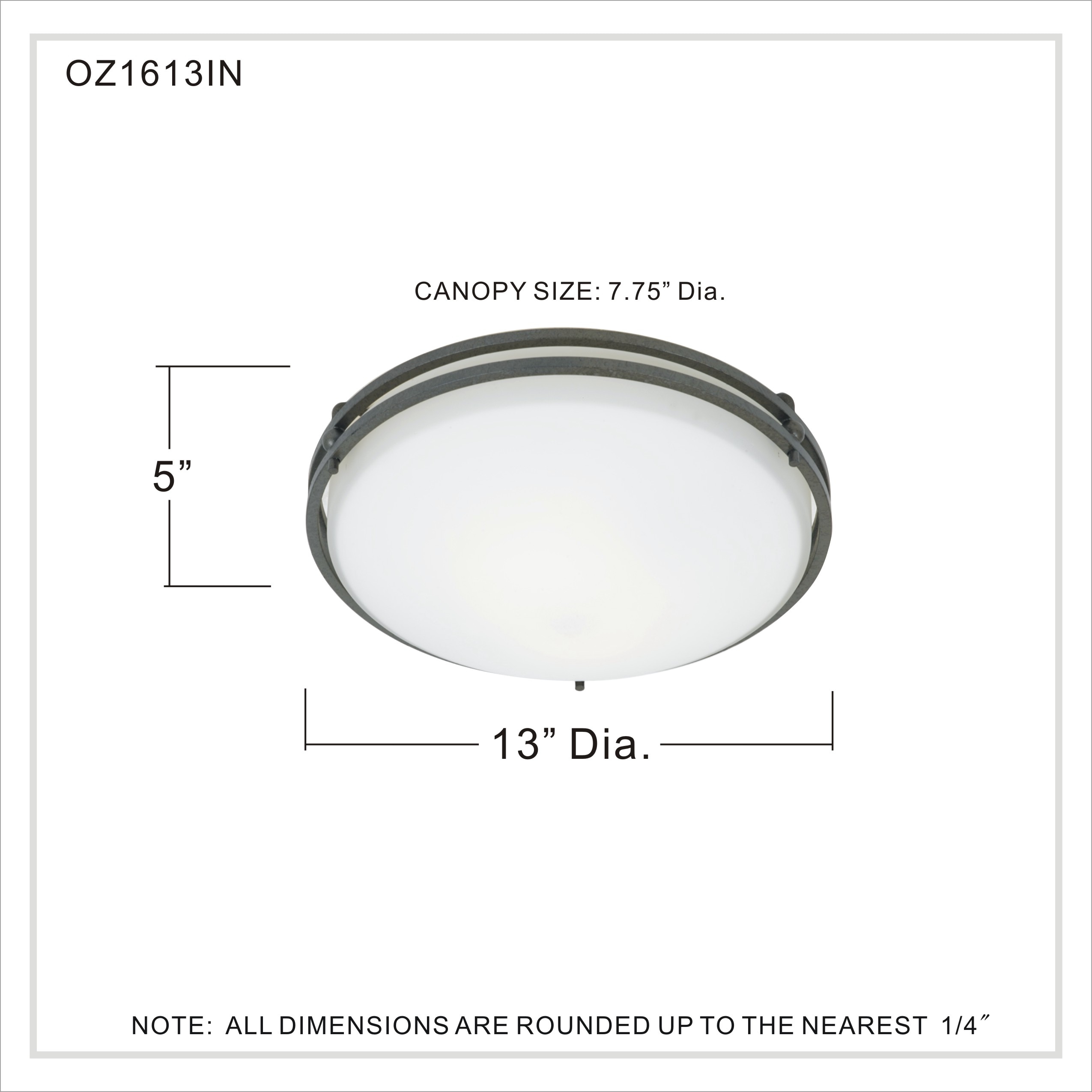Quoizel OZ1613IN flushmounts - View #4