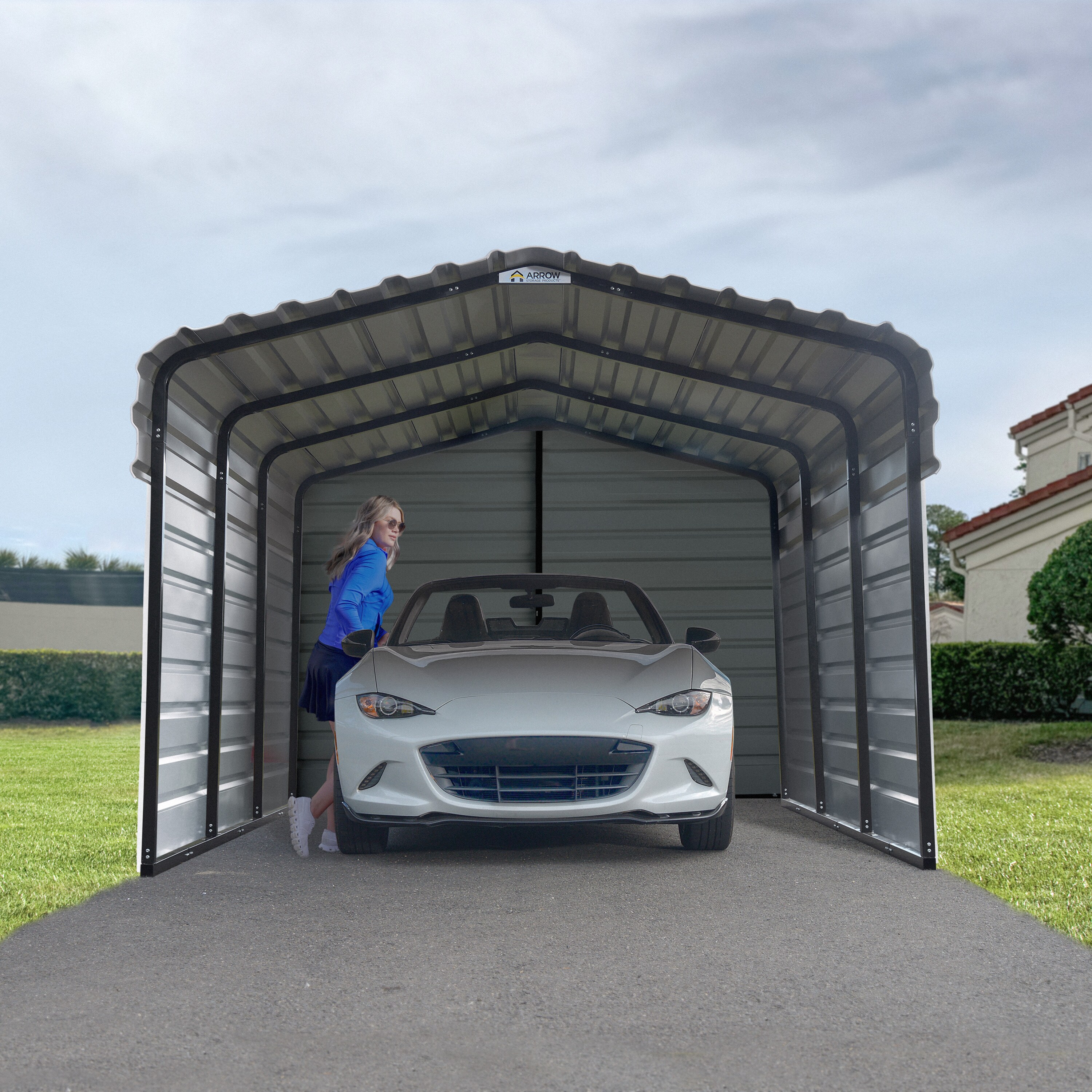 Arrow CPHC102009ECL3 Carport-Covers - View #12