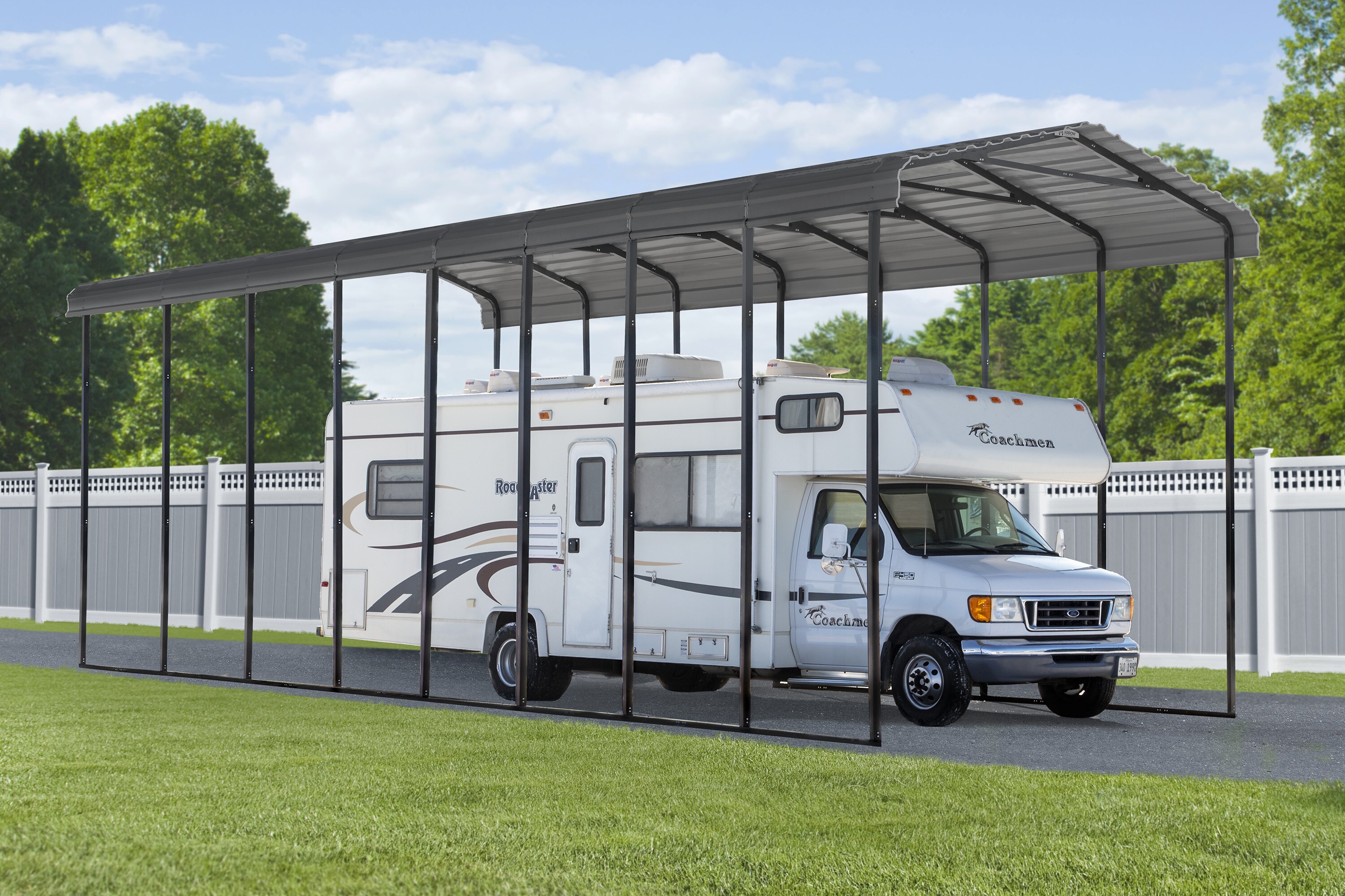Arrow CPHC143814 Carport-Covers - View #2