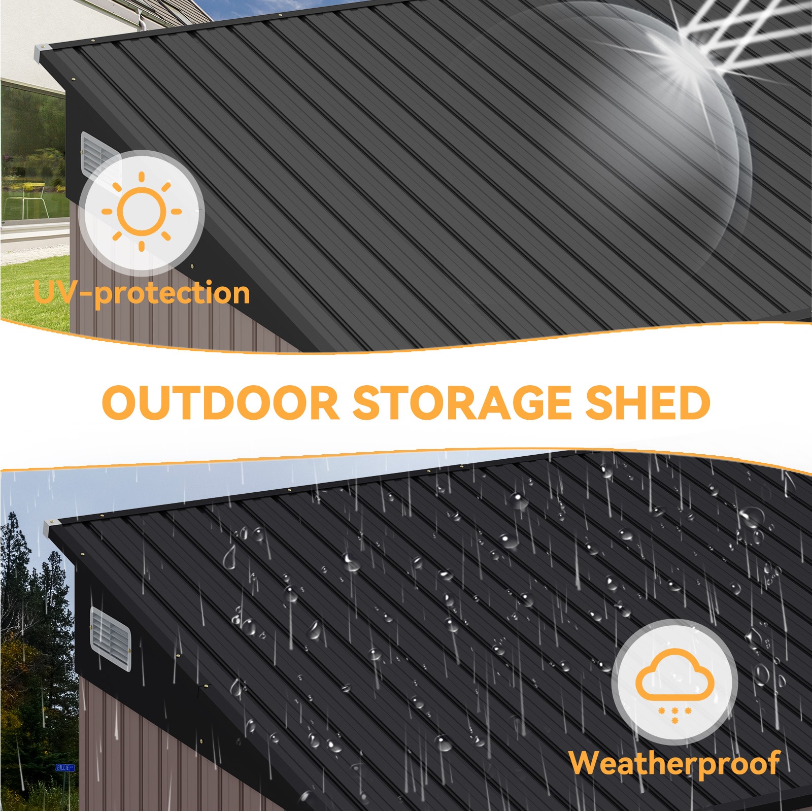 AOXUN AX-00402R Metal-Storage-Buildings-Sheds - View #3