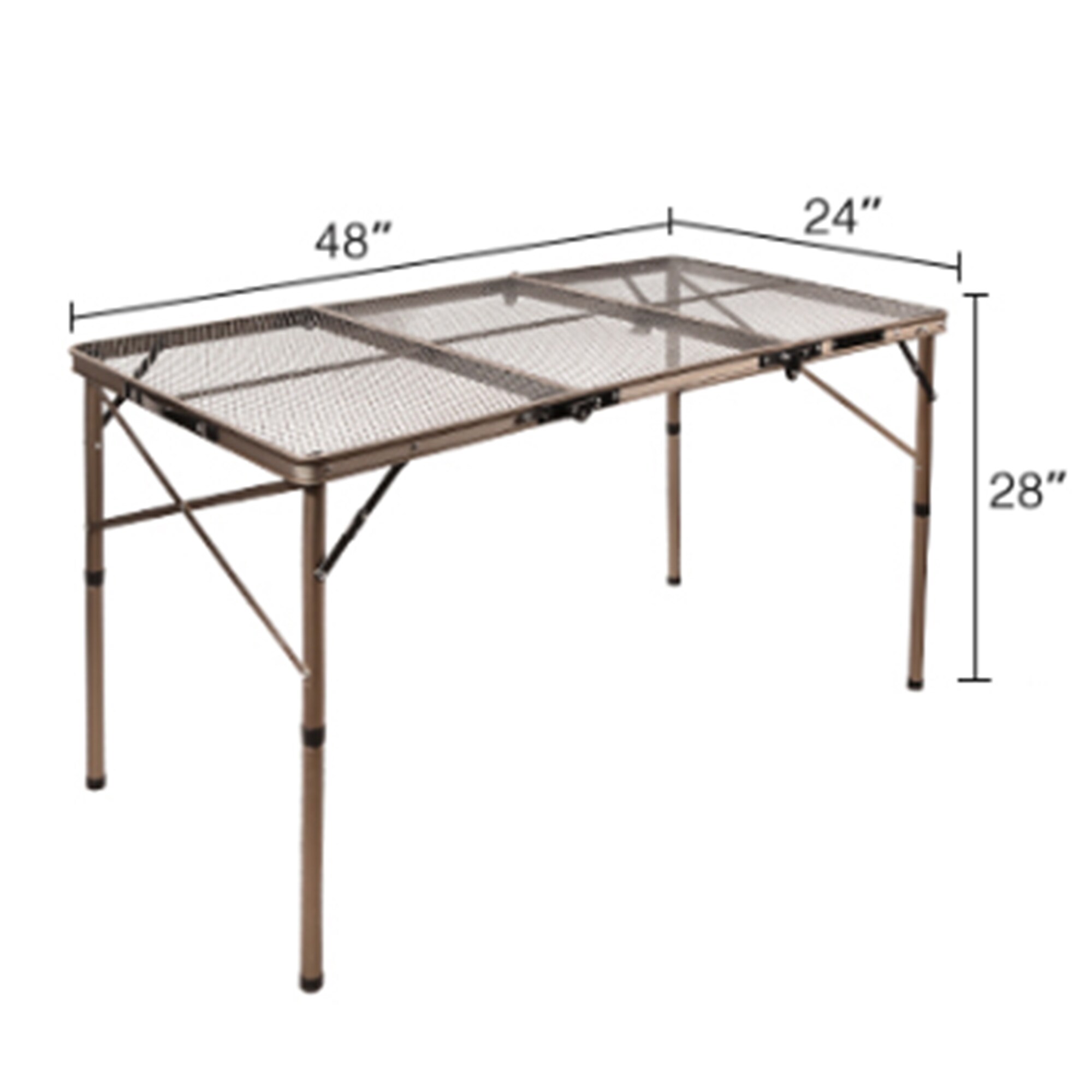 Cedar Portable Folding Grill/Craft Table